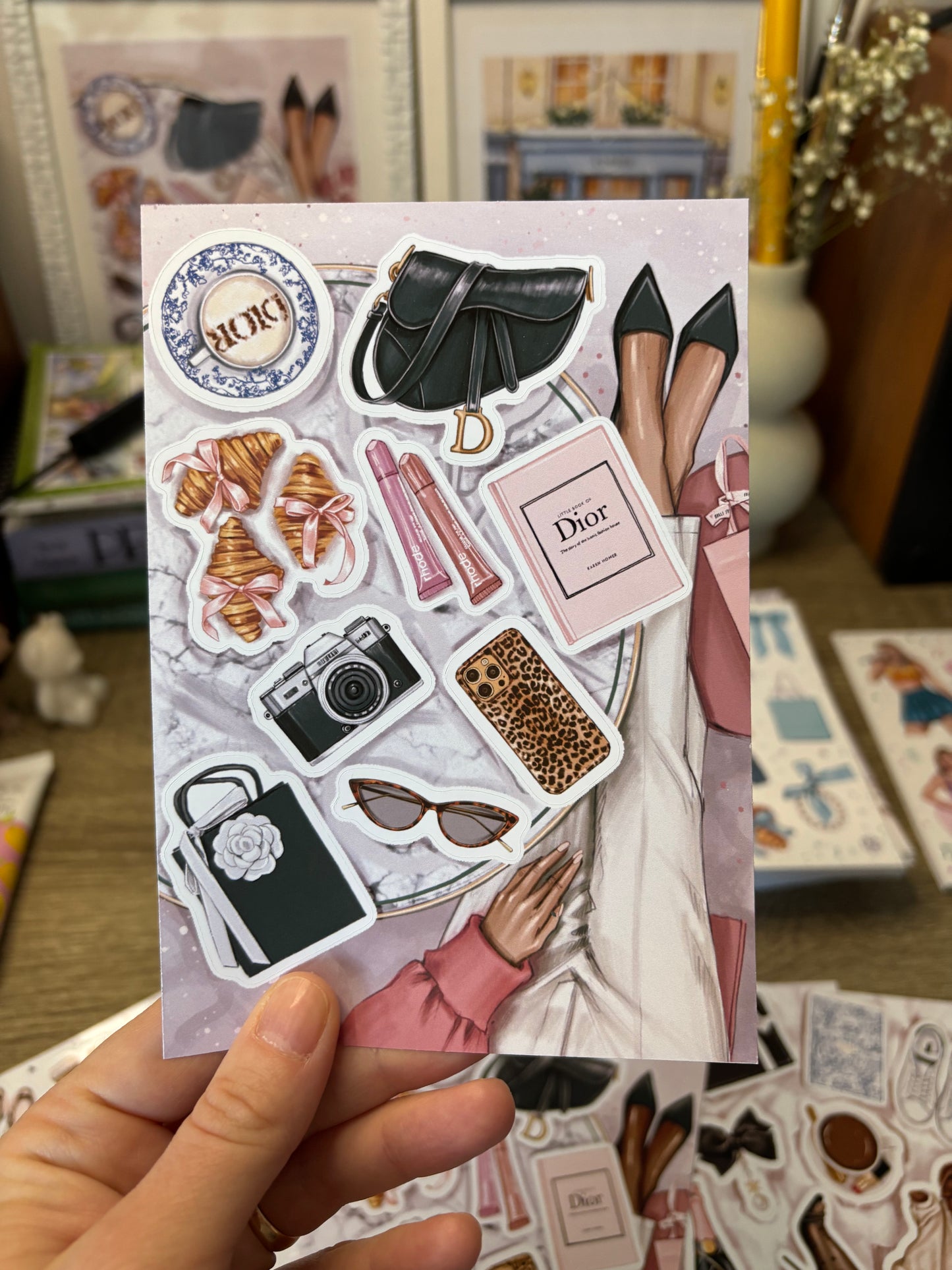 Sticker Sheet - Paris Accessories | stickers for your planner