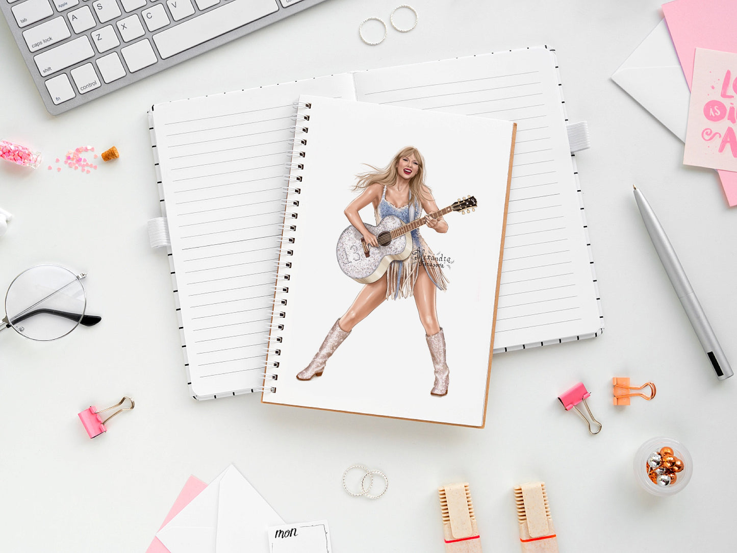 Taylor Swift Illustration Fashion Art Watercolor Painting Hand Drawing Png File Printable Art Clipart Stickers