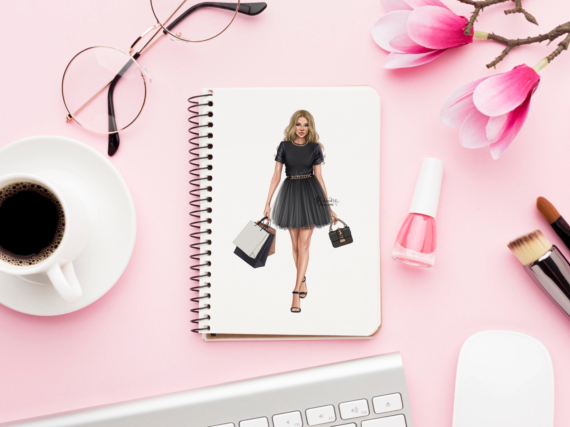 Boss Lady Clipart Girl boss Clipart Black Woman Clipart Fashion Clipart Girl Black Girl Clipart Black Women Clipart Planner Stickers