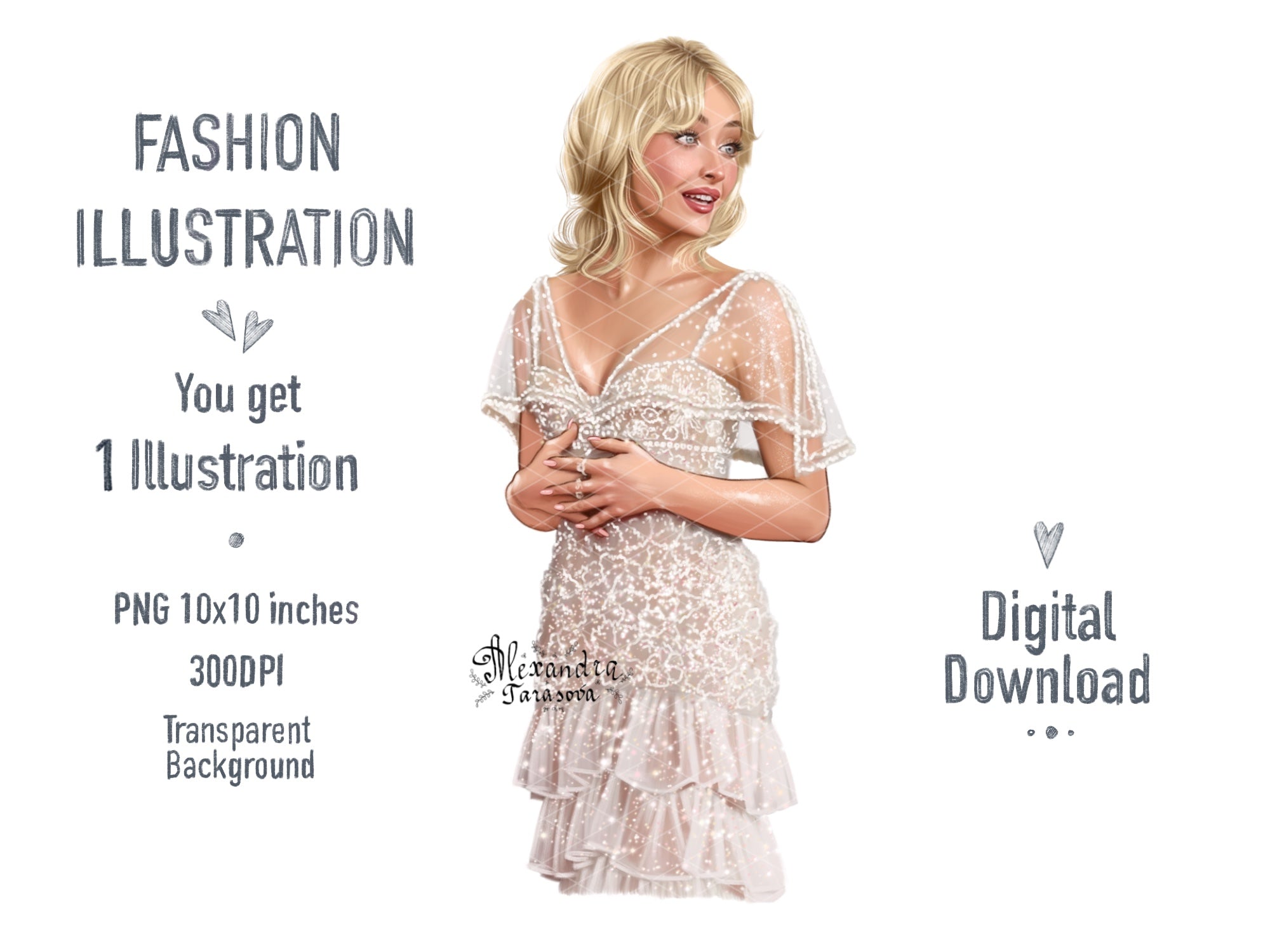 Sabrina Carpenter Inspired Fashion Illustration | Printable Wall Art | Digital Download | Pop Icon Art | Hand Drawn Illustration