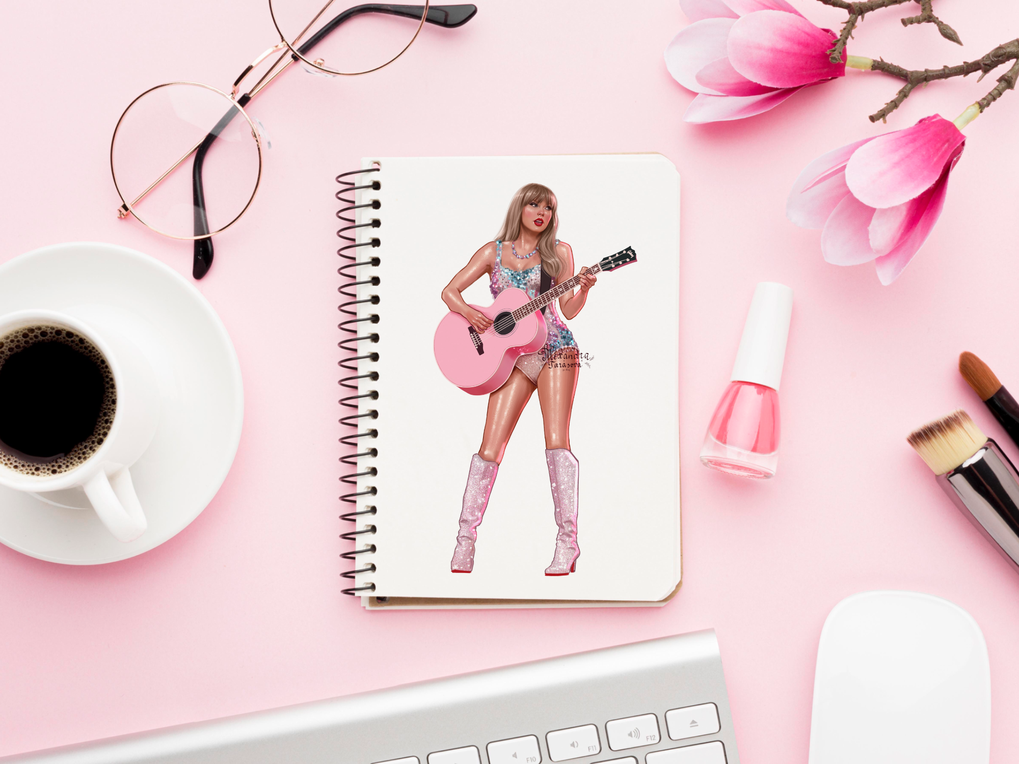 Taylor Swift Lover Illustration