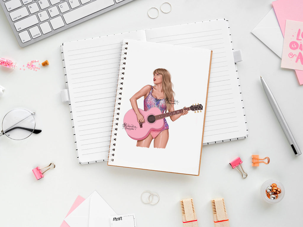 Taylor Swift Illustration Eras Tour Printable Art Digital Download Png File