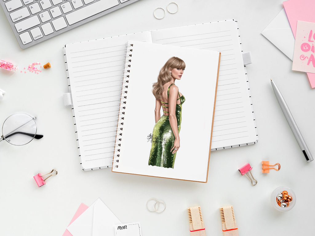 Taylor Swift Illustration Digital Download Printable Art