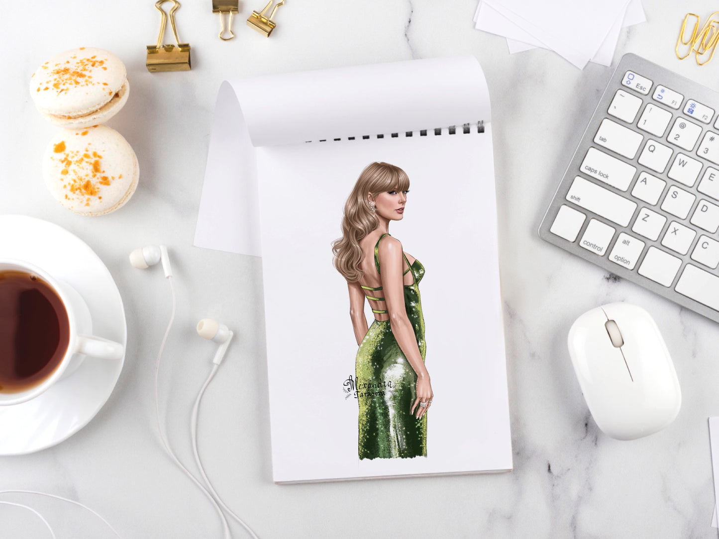 Taylor Swift Illustration Digital Download Printable Art