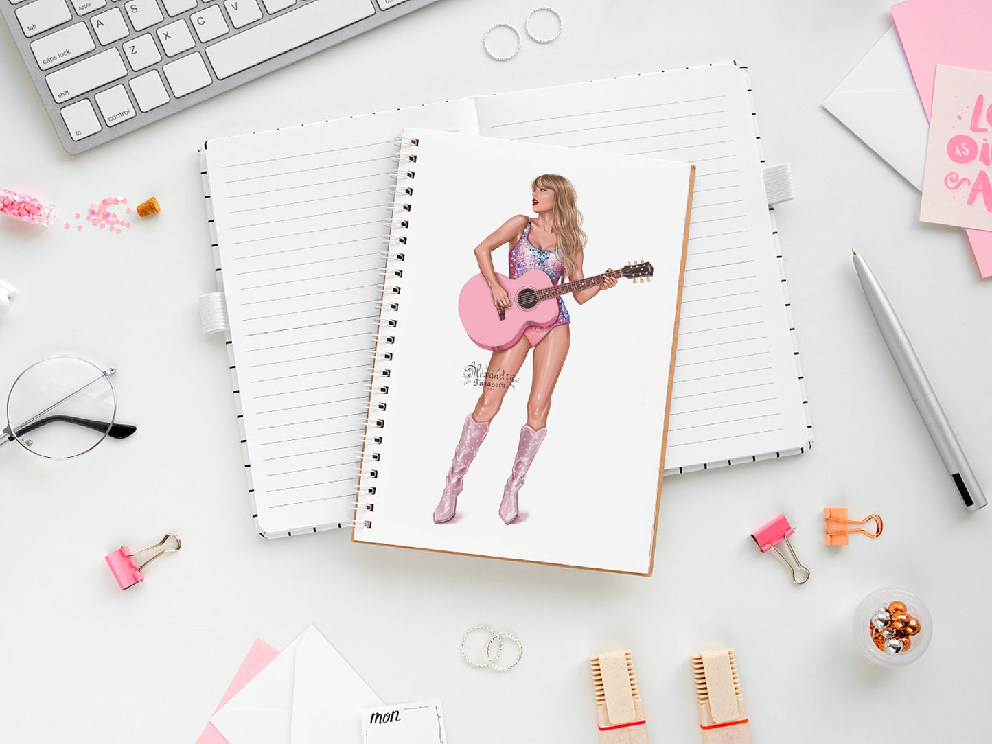 Taylor Swift Illustration Digital Download Printable Art Eras Tour Hand Drawn Illustration