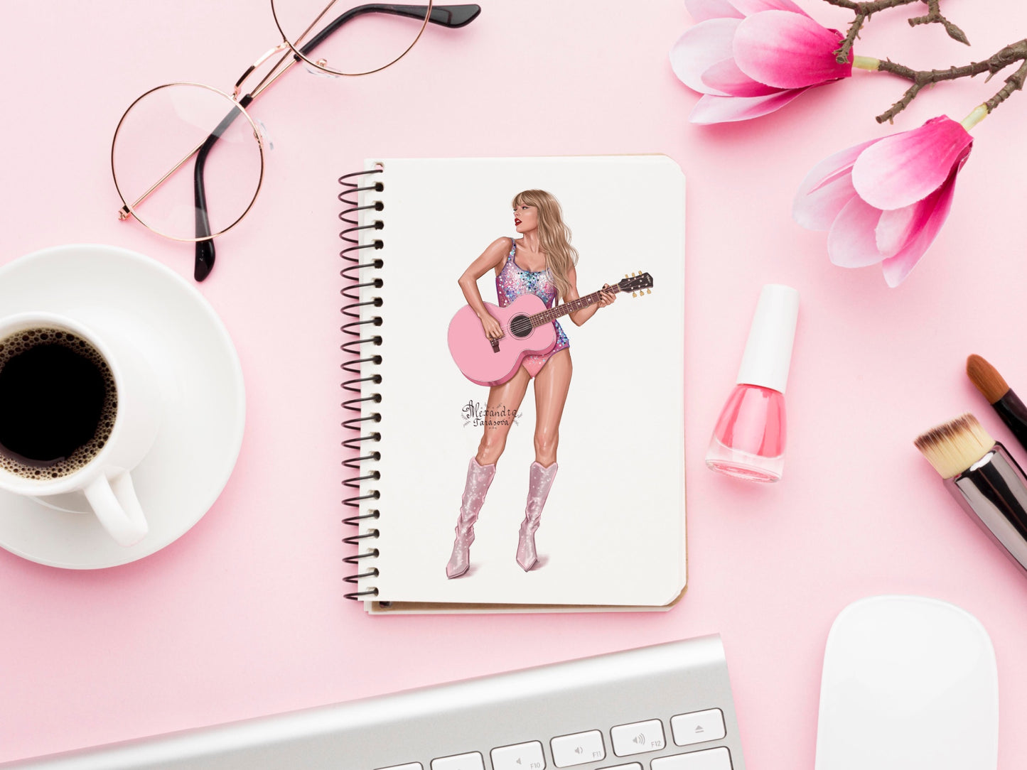 Taylor Swift Illustration Digital Download Printable Art Eras Tour Hand Drawn Illustration