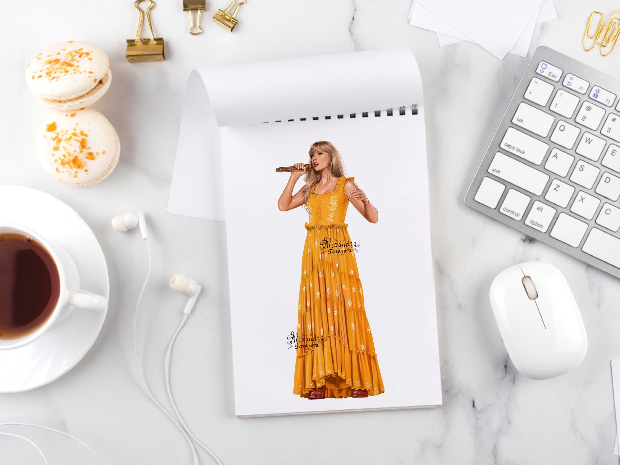 Taylor Swift Eras Tour Illustration Digital Download Printable Art Png File