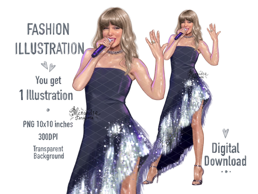 Taylor Swift Illustration