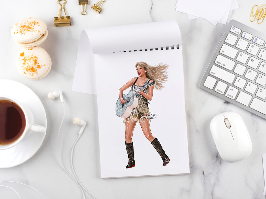 Taylor Swift Eras Tour Illustration Digital Download