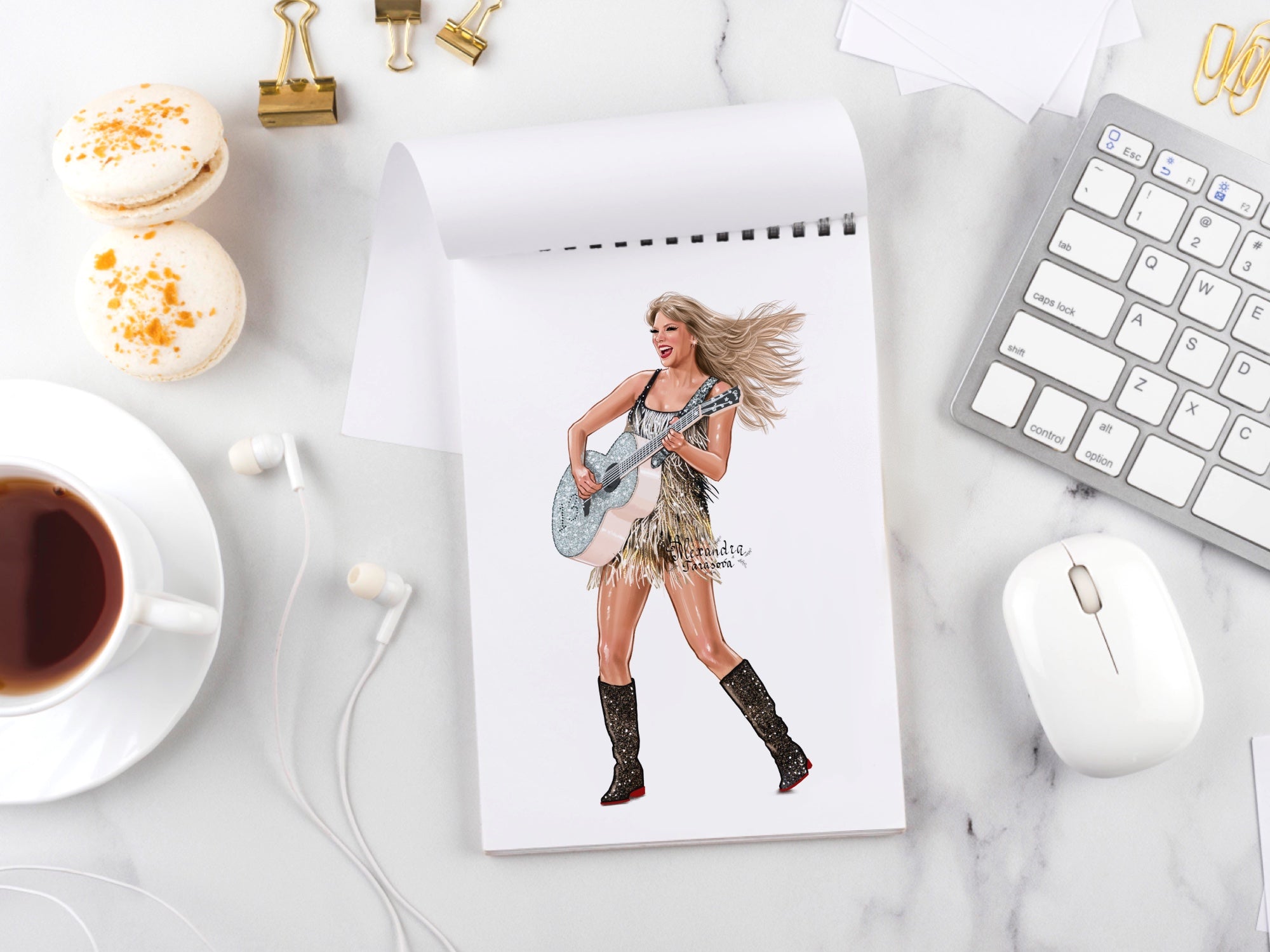 Taylor Swift Eras Tour Illustration Digital Download