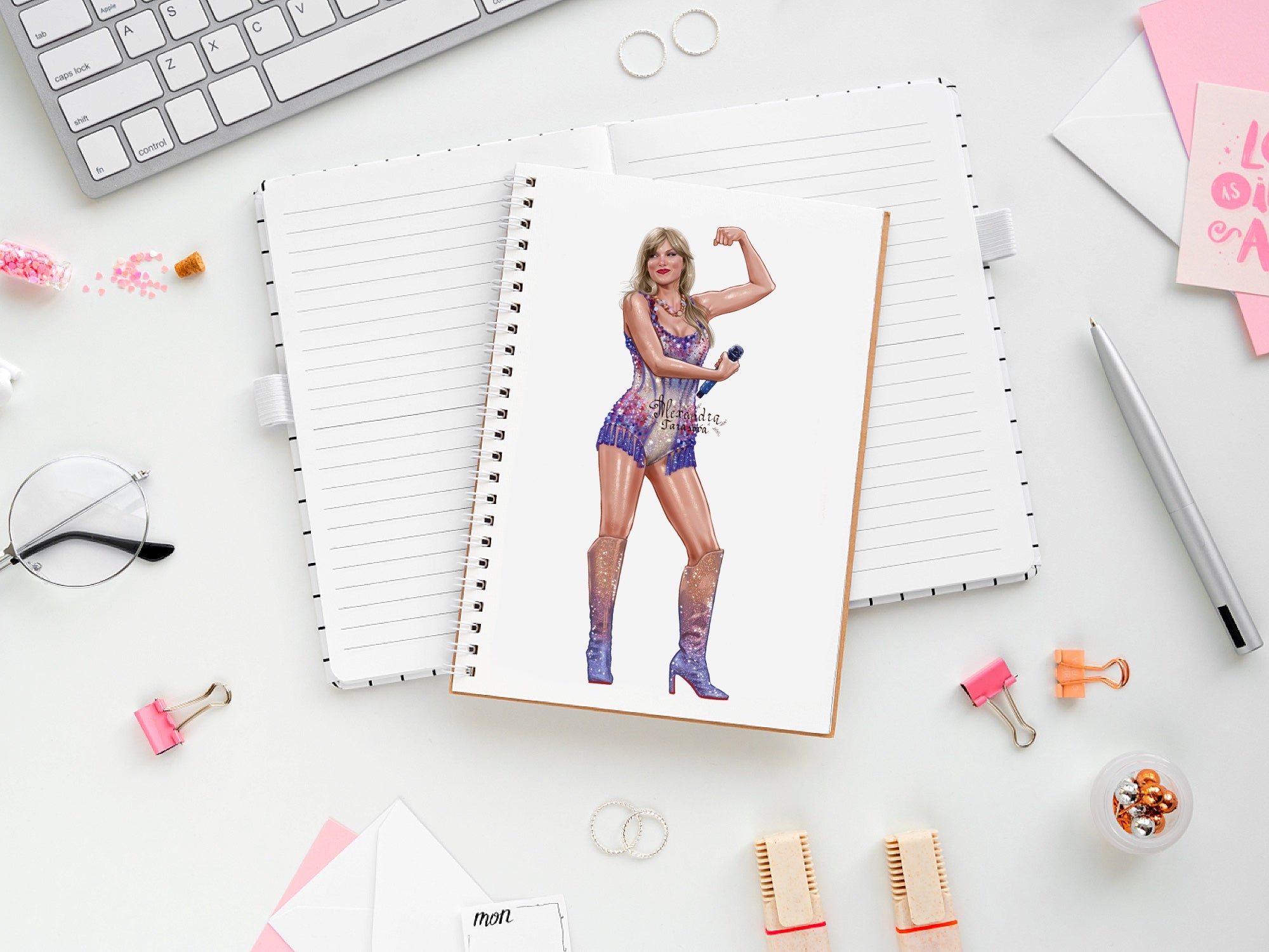 Taylor Swift Lover Illustration