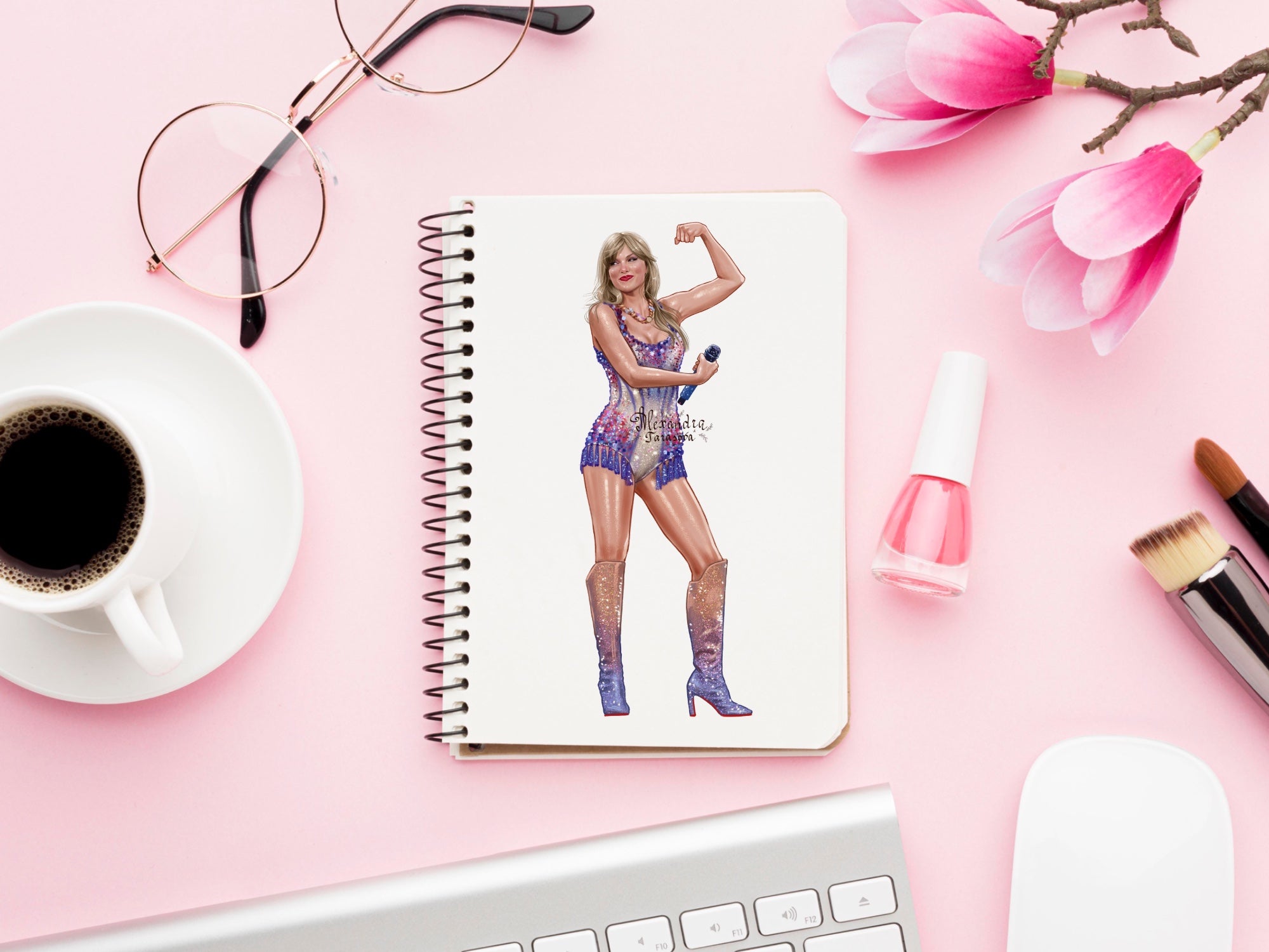 Taylor Swift Lover Illustration