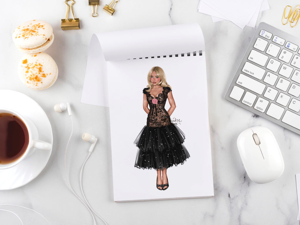 Sabrina Carpenter Illustration Digital Download