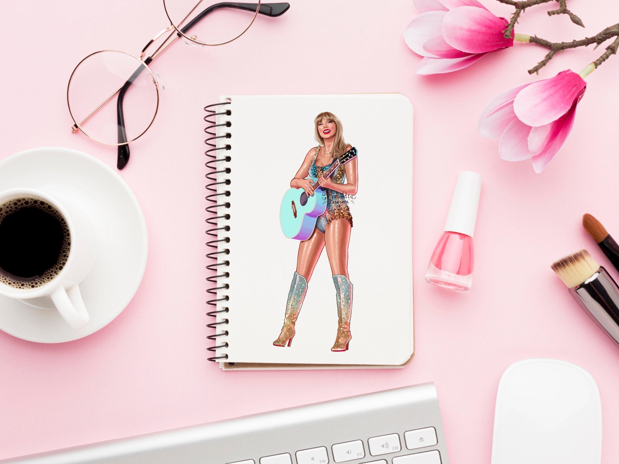 Taylor Swift Lover Illustration