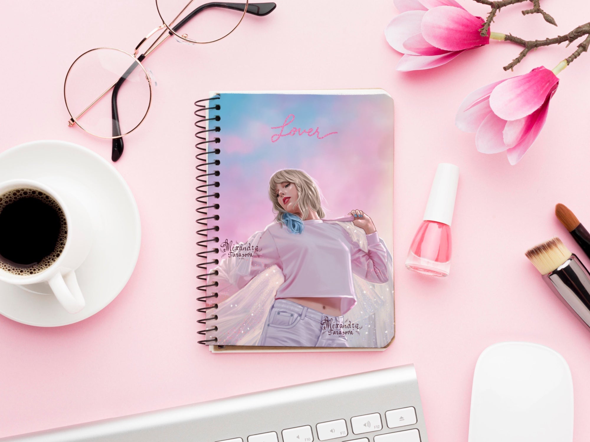 Taylor Swift Lover Illustration Digital Download