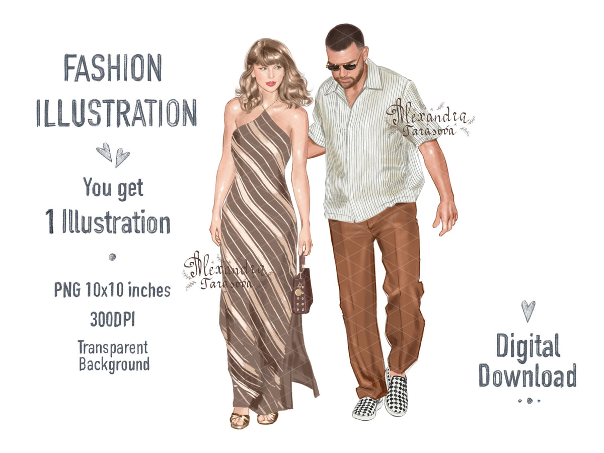 Taylor Swift Illustration Digital Download