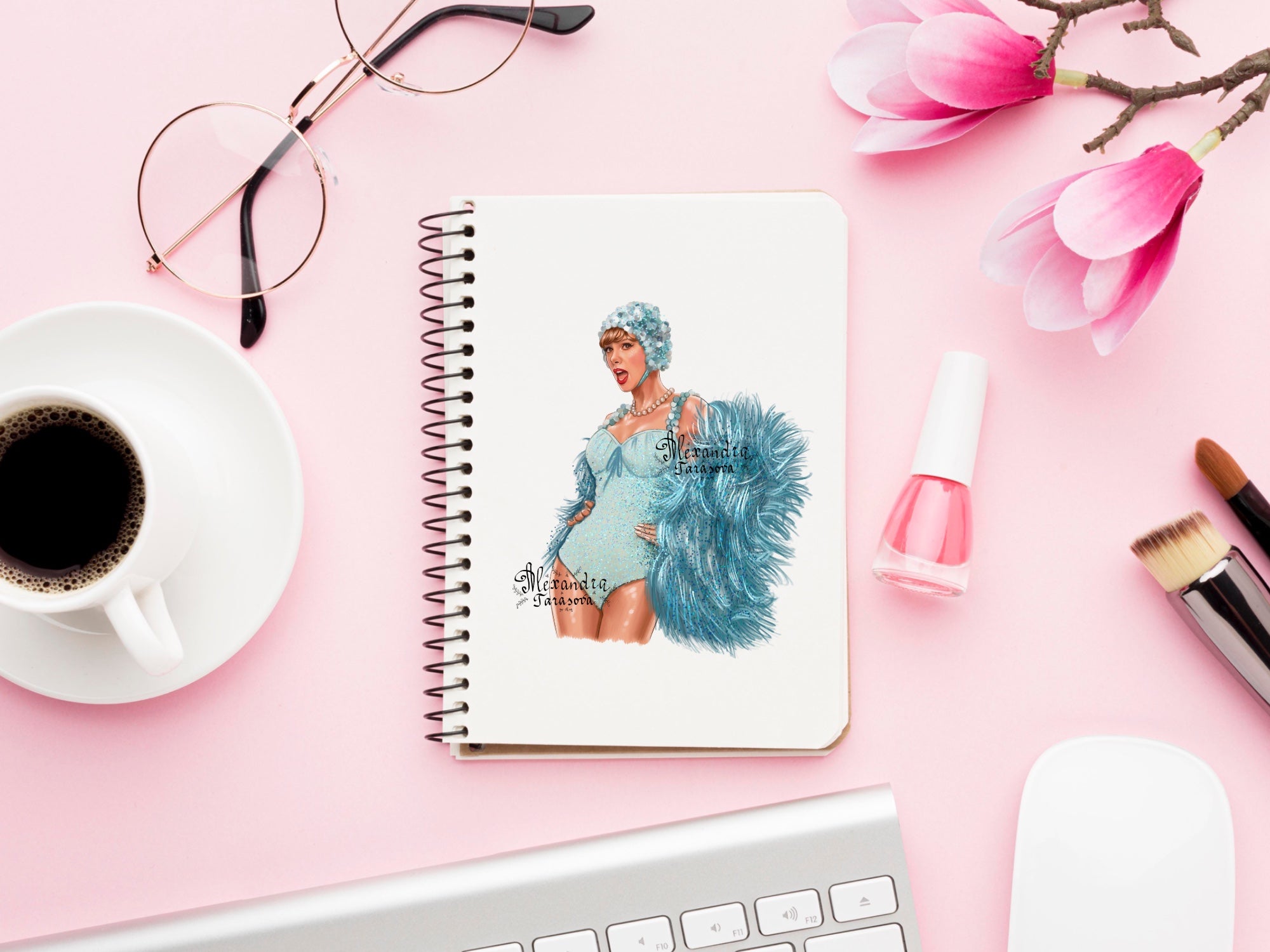 Taylor Swift Illustration Digital Download Printable Art Eras Tour Hand Drawn Illustration