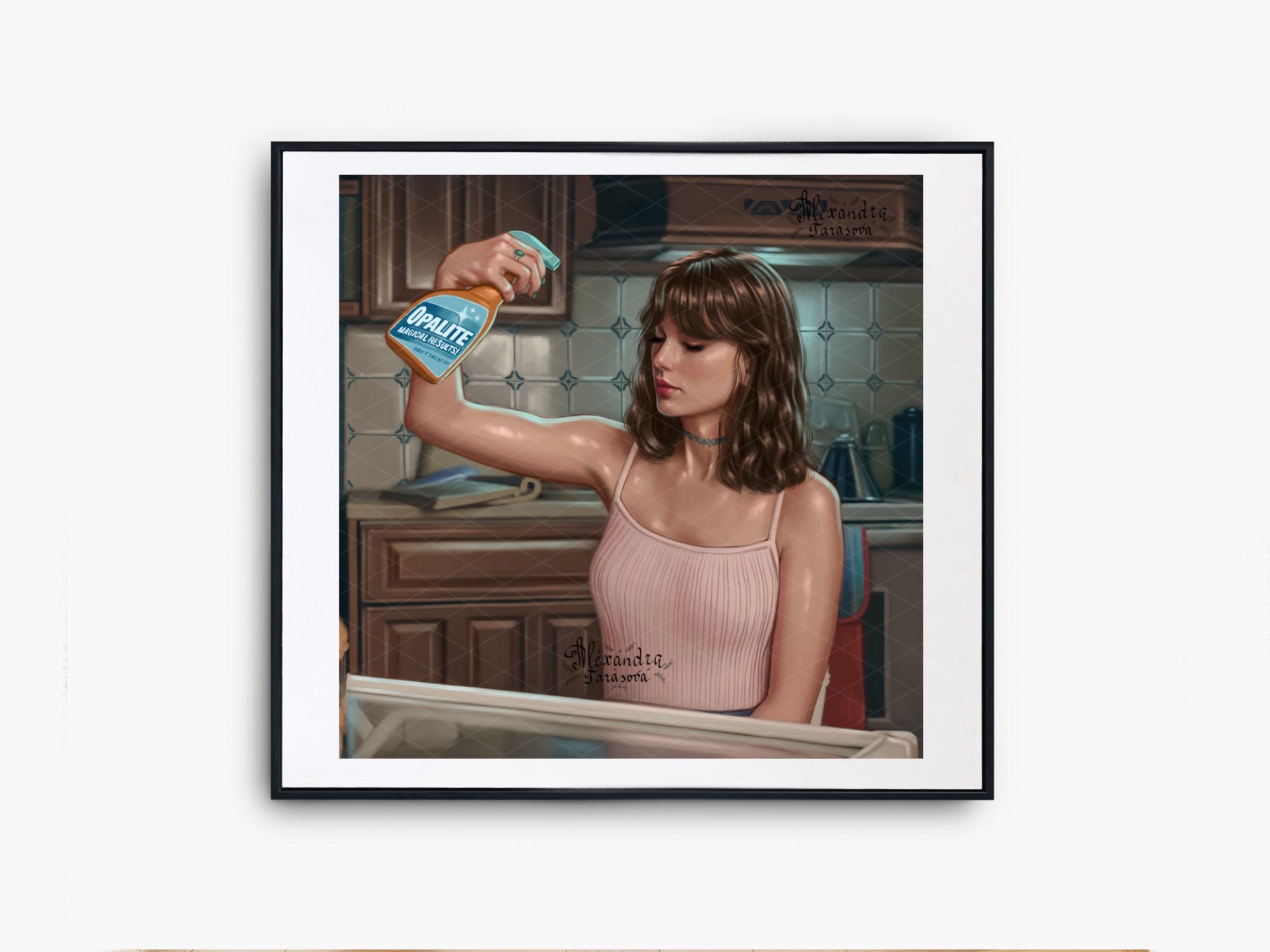 Taylor Swift Inspired Fashion Illustration | Printable Wall Art | Digital Download | Pop Icon Art | Hand Drawn Illustration