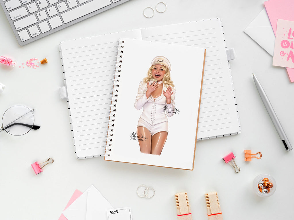 Sabrina Carpenter Inspired Fashion Illustration | Printable Wall Art | Digital Download | Pop Icon Art | Hand Drawn Illustration