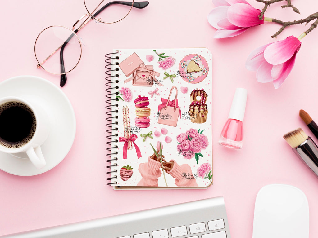 Pink Accessories Girly Det Printable Wall Art Digital Download Fashion