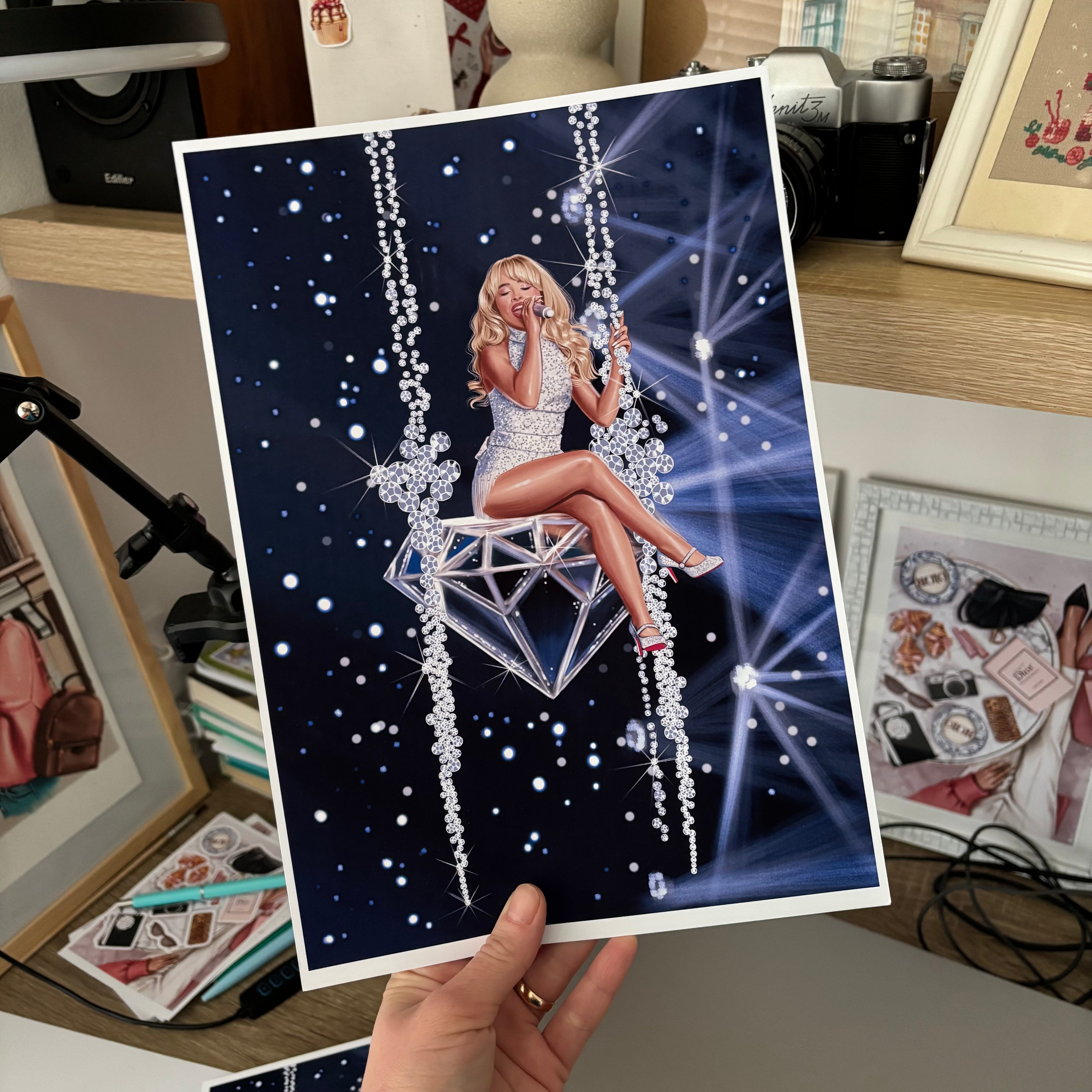 Sabrina Carpenter Art Print