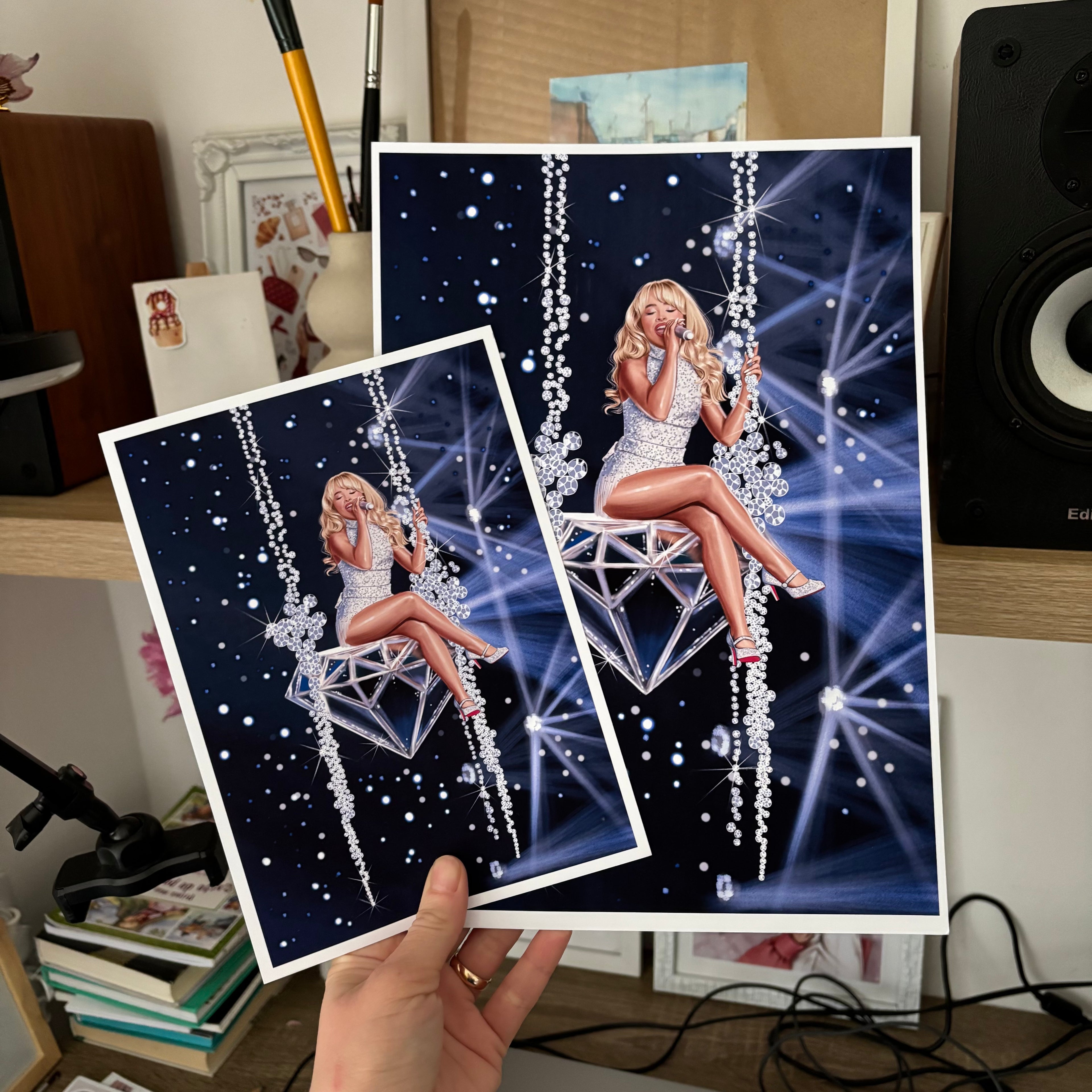 Sabrina Carpenter Art Print