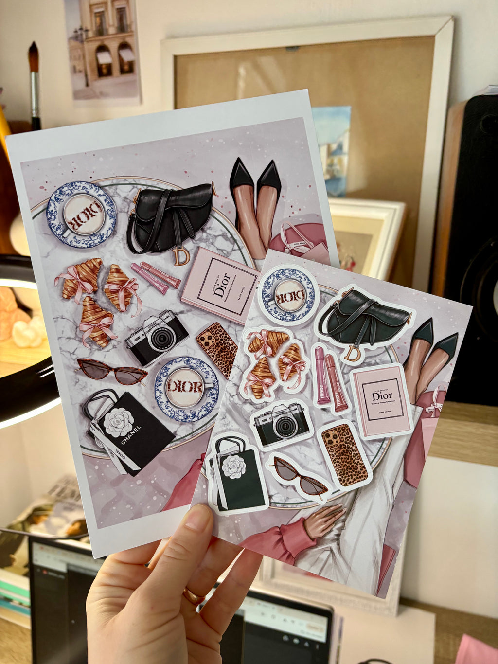 Paris Accessories Print A5