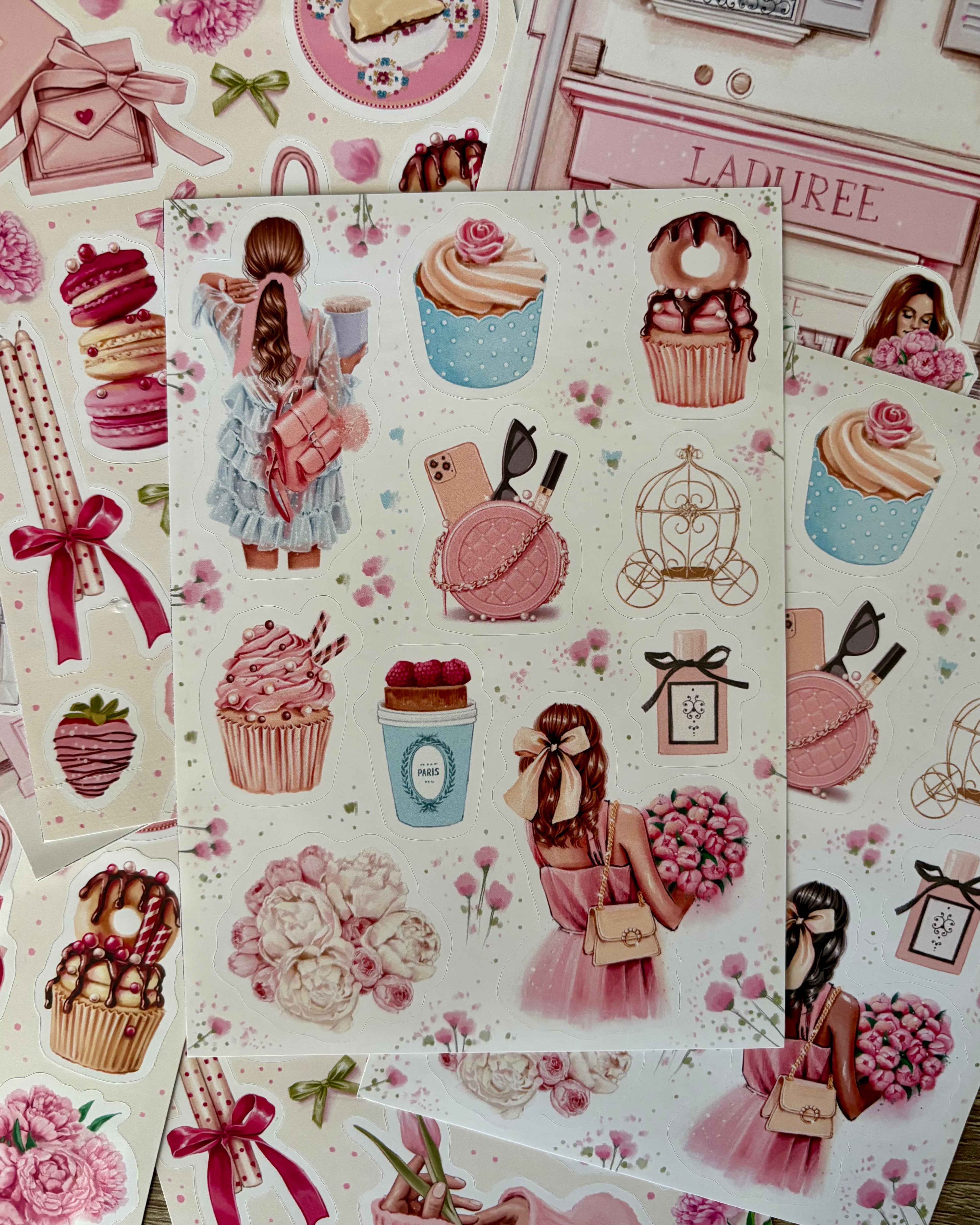 Sticker Sheet - Pink Spring | stickers for your planner
