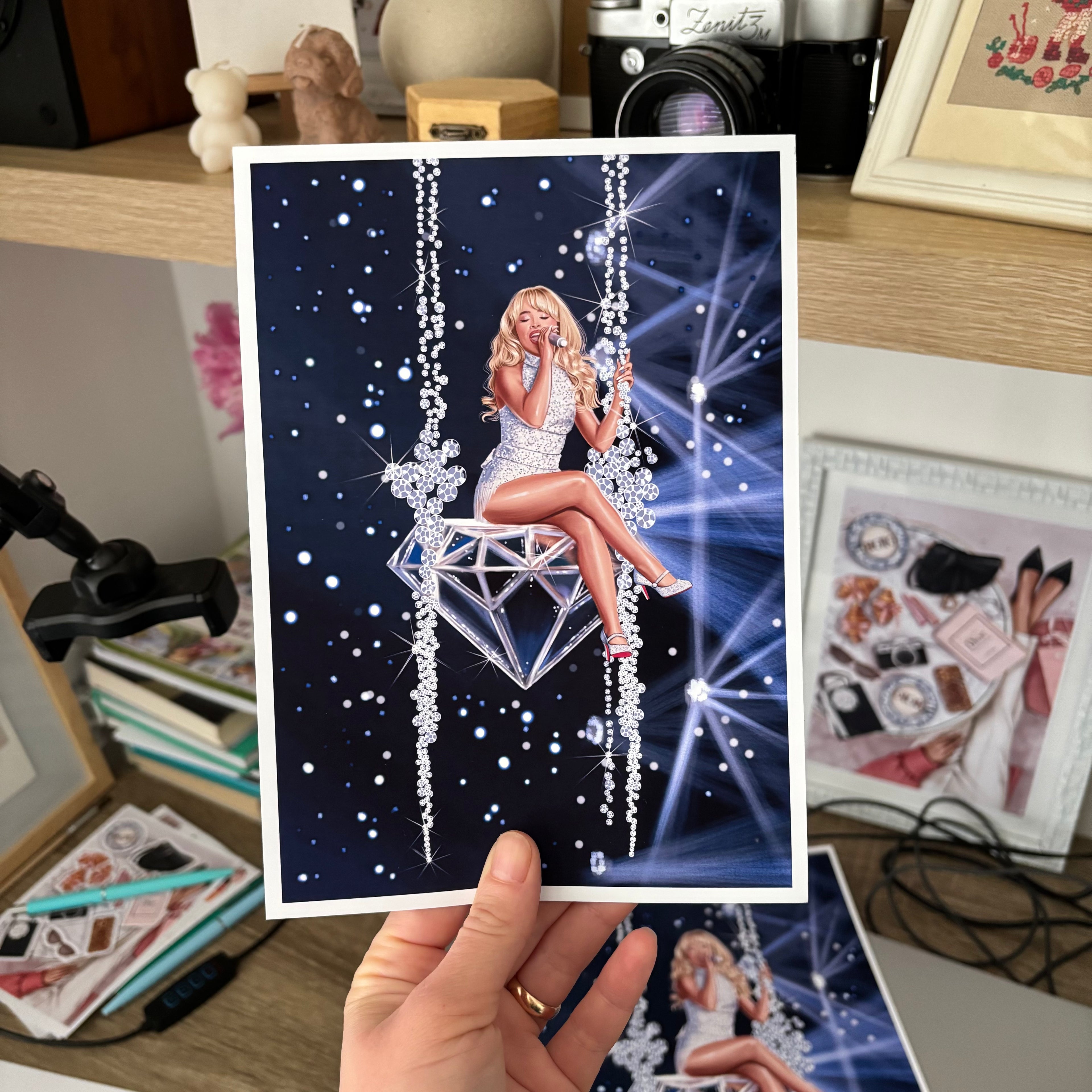Sabrina Carpenter Art Print