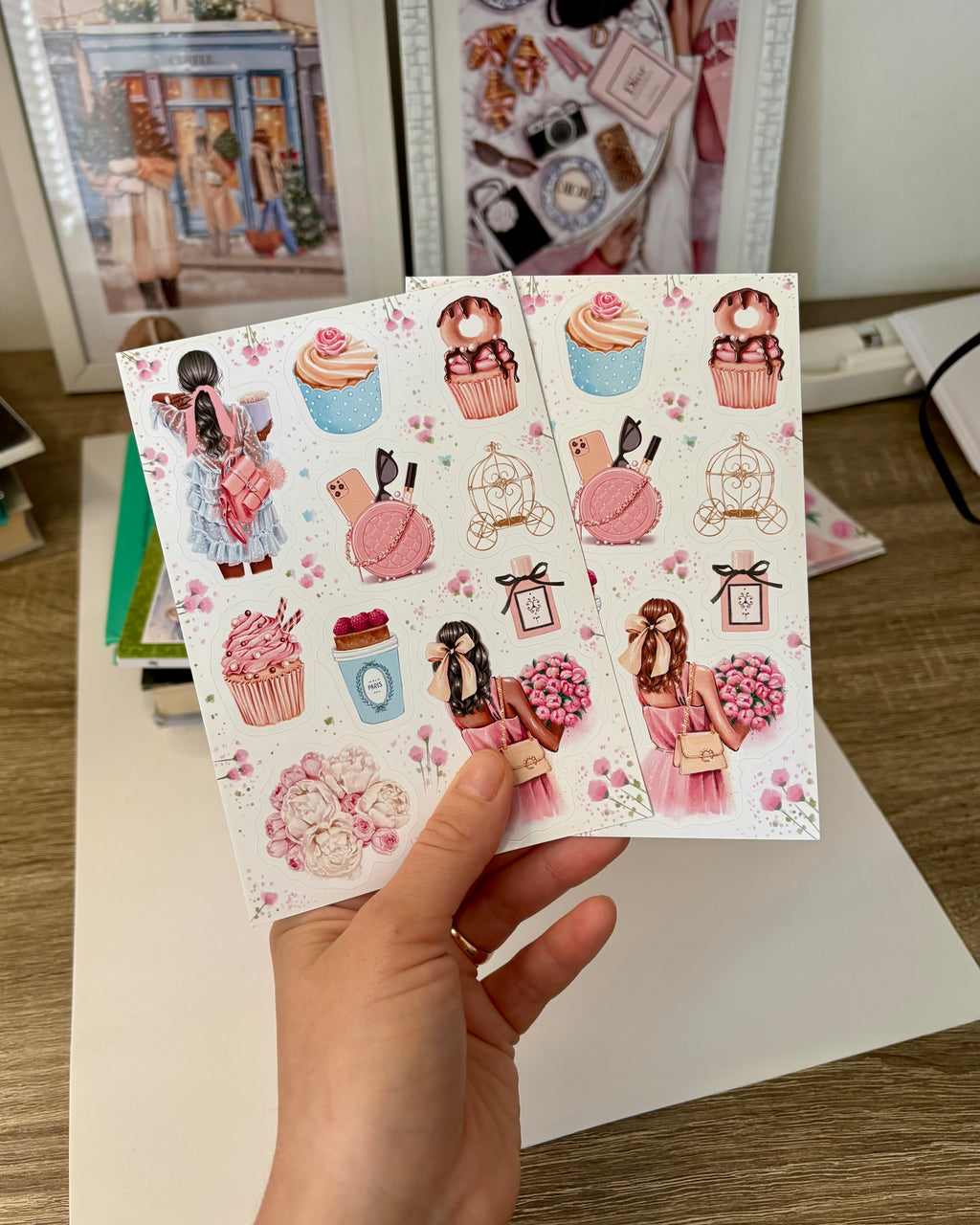 Sticker Sheet - Pink Spring | stickers for your planner