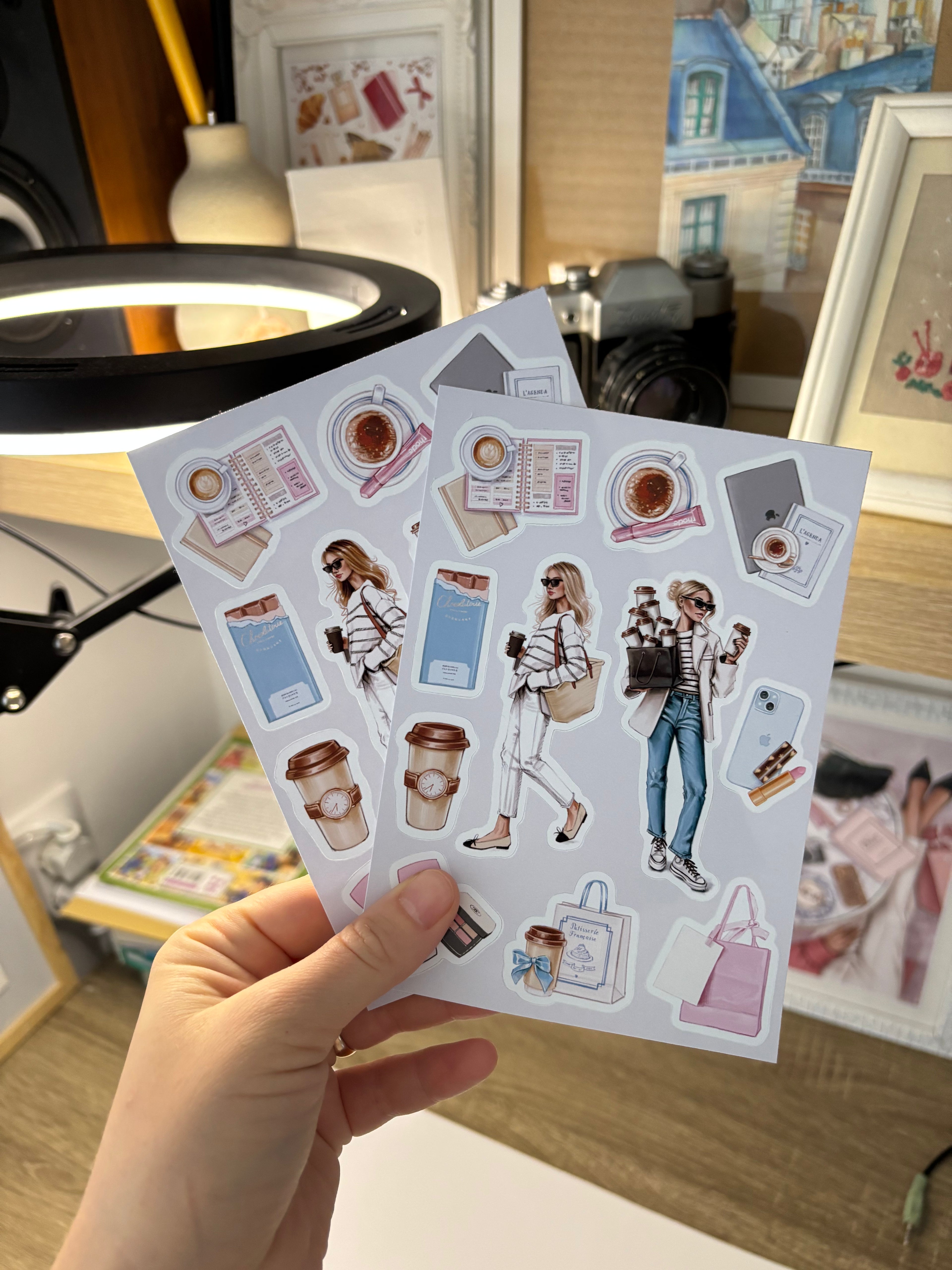Sticker Sheet - Coffee lovers | stickers for your planner