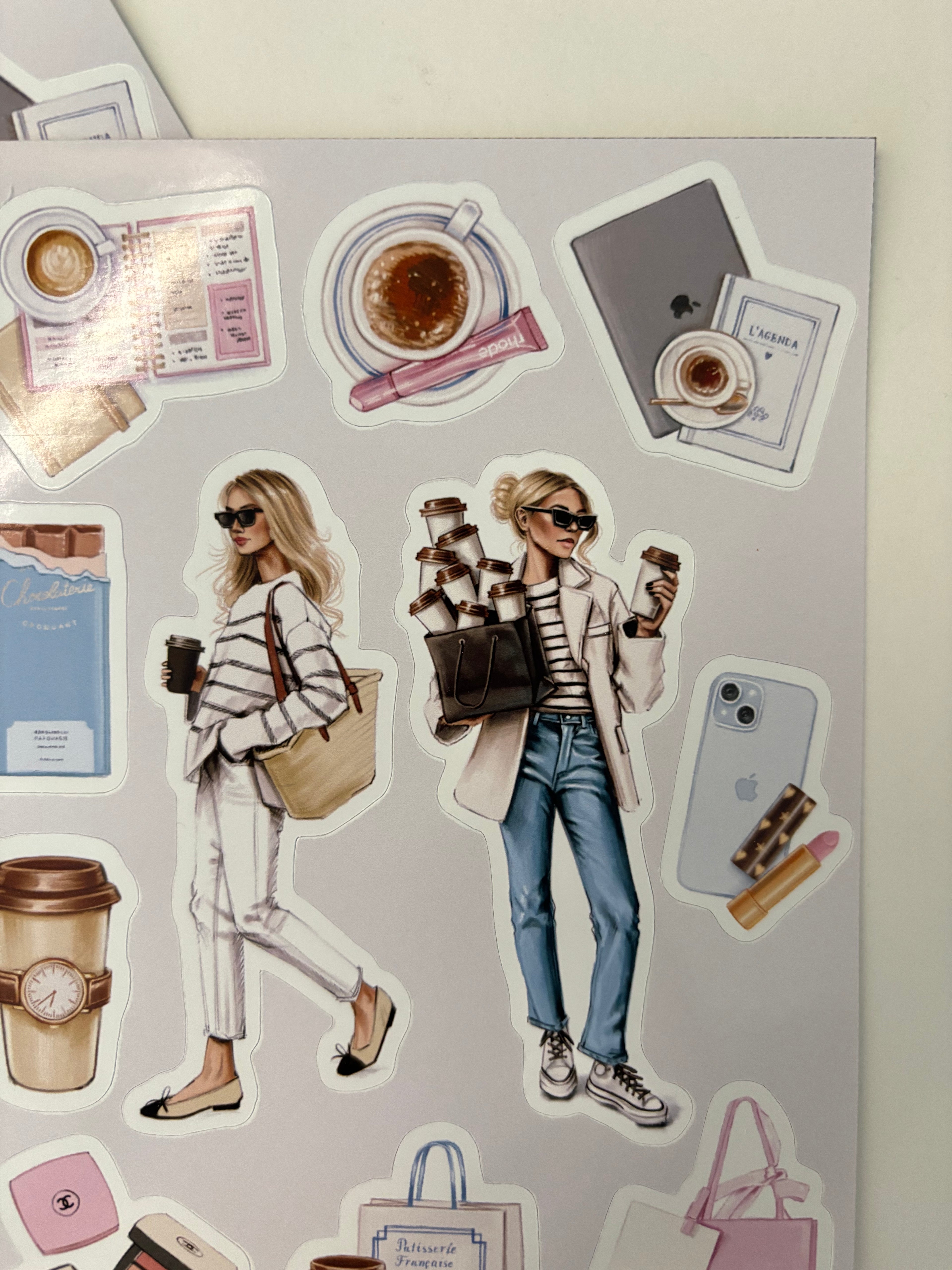 Sticker Sheet - Coffee lovers | stickers for your planner