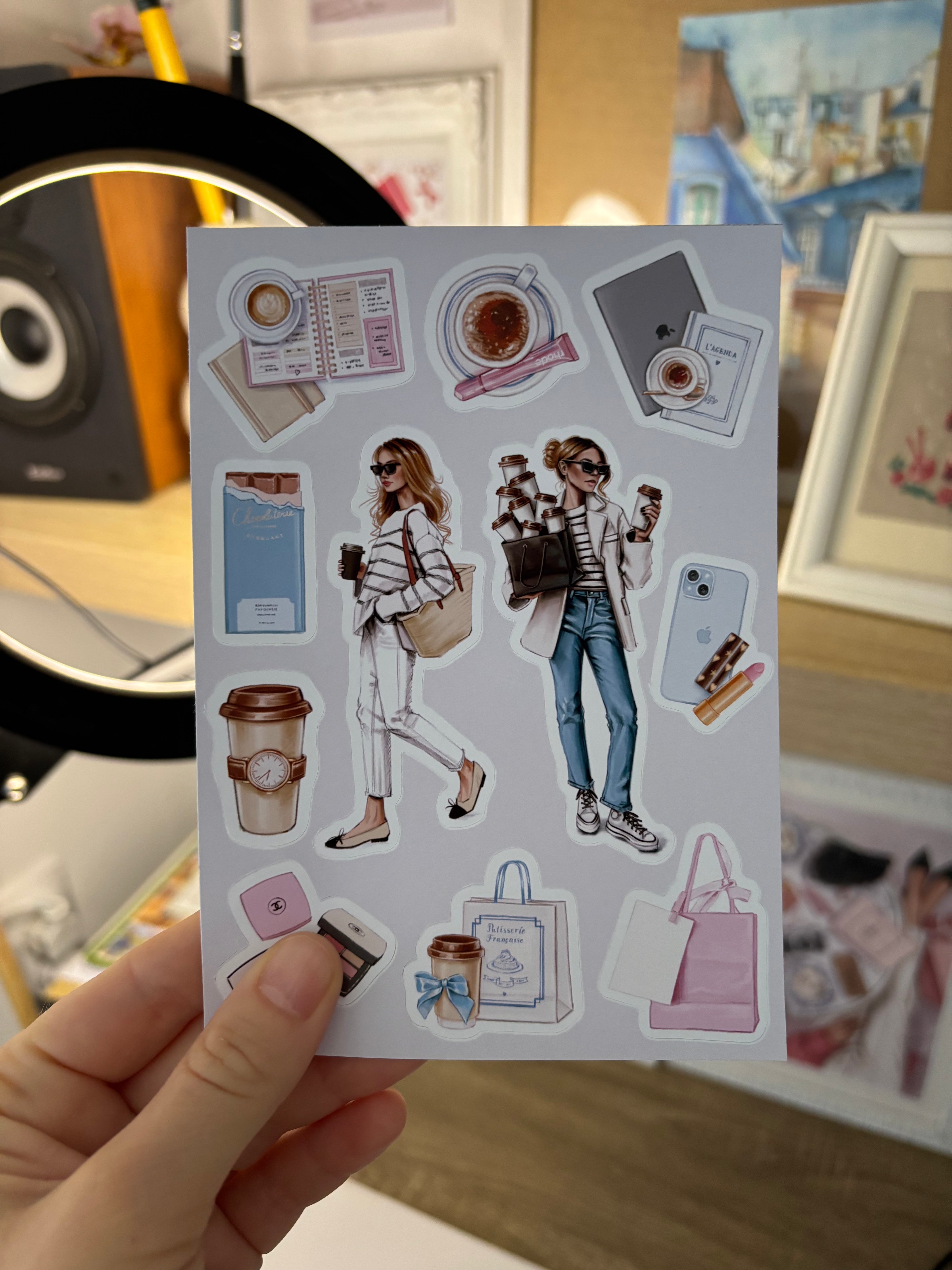 Sticker Sheet - Coffee lovers | stickers for your planner
