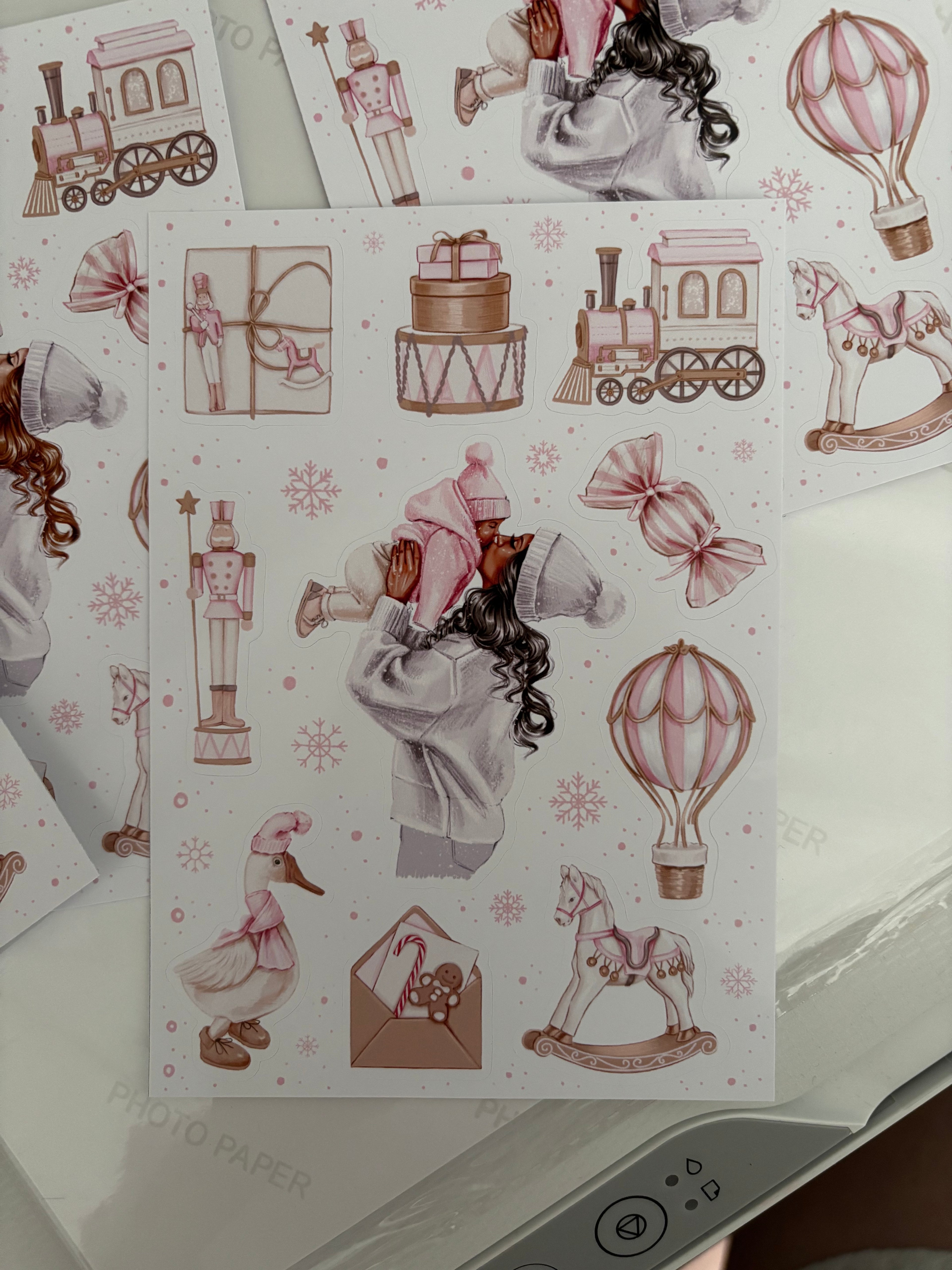 Sticker Sheet - Christmas Holiday | stickers for your planner