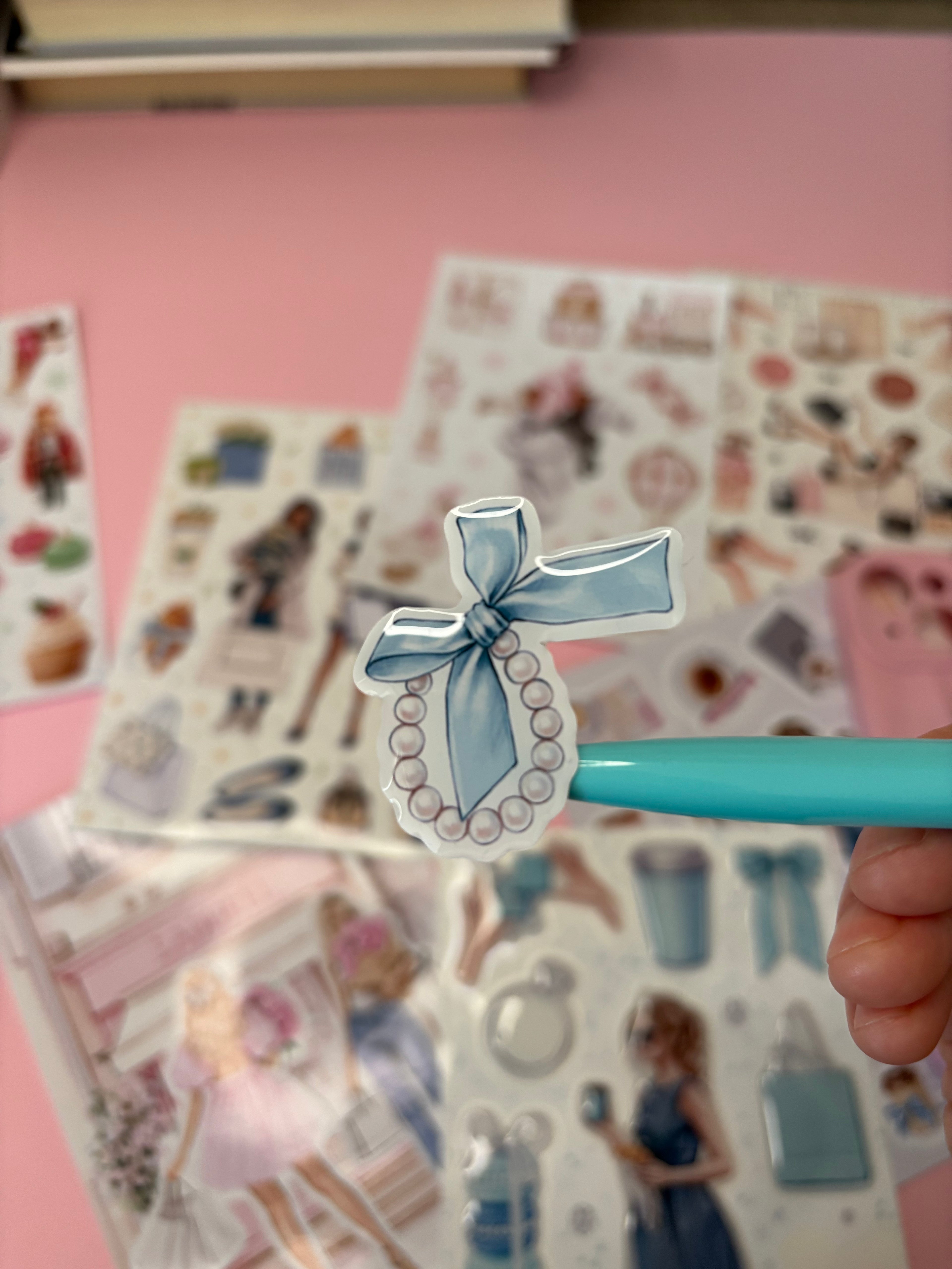 3D Stickers, 3D Stickers for Phone, iPad, MacBook, Stylish 3D Sticker Pack, 3D Stickers Set, Tiffany Accessories, Fashion Art