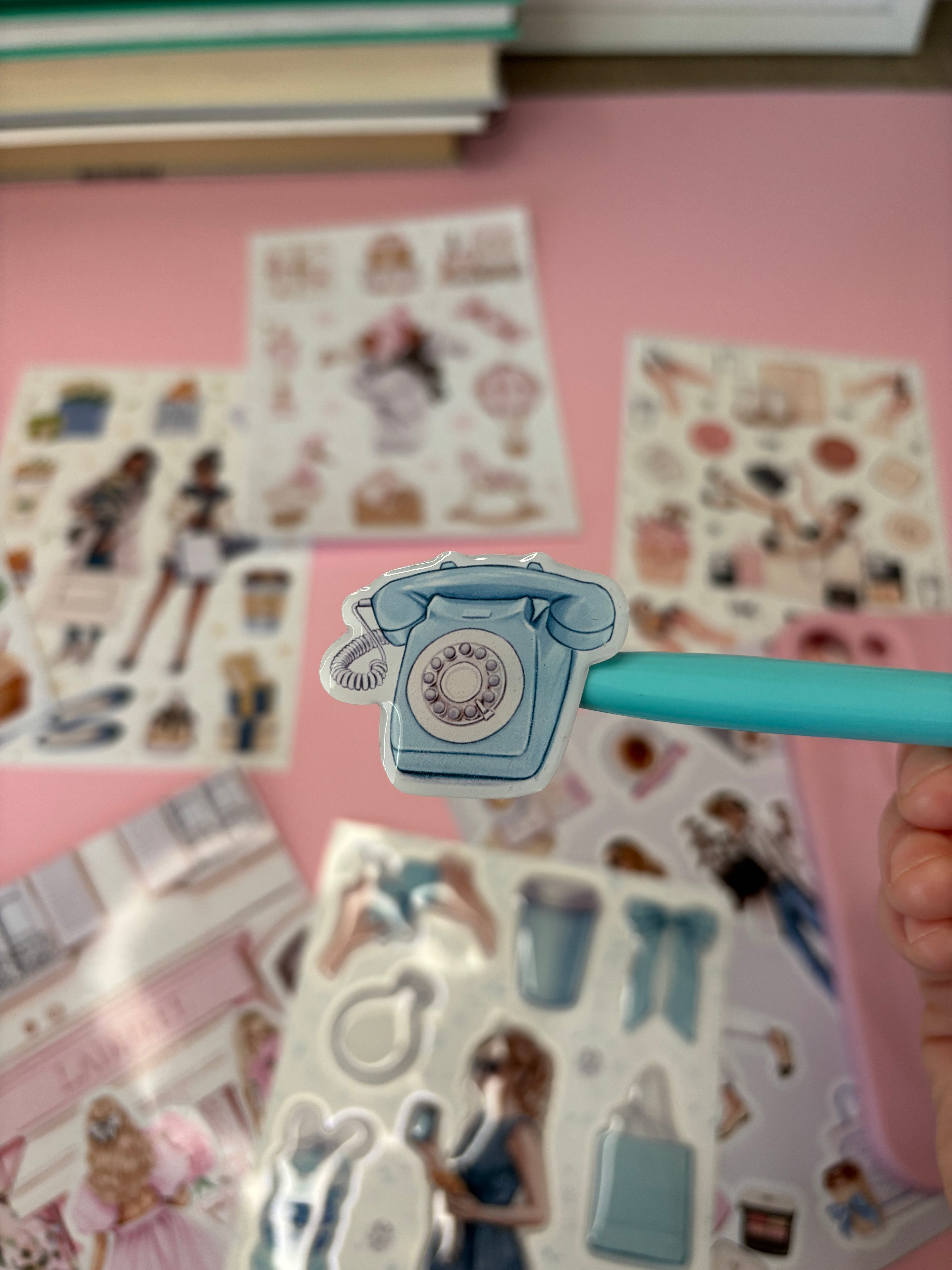 3D Stickers, 3D Stickers for Phone, iPad, MacBook, Stylish 3D Sticker Pack, 3D Stickers Set, Tiffany Accessories, Fashion Art