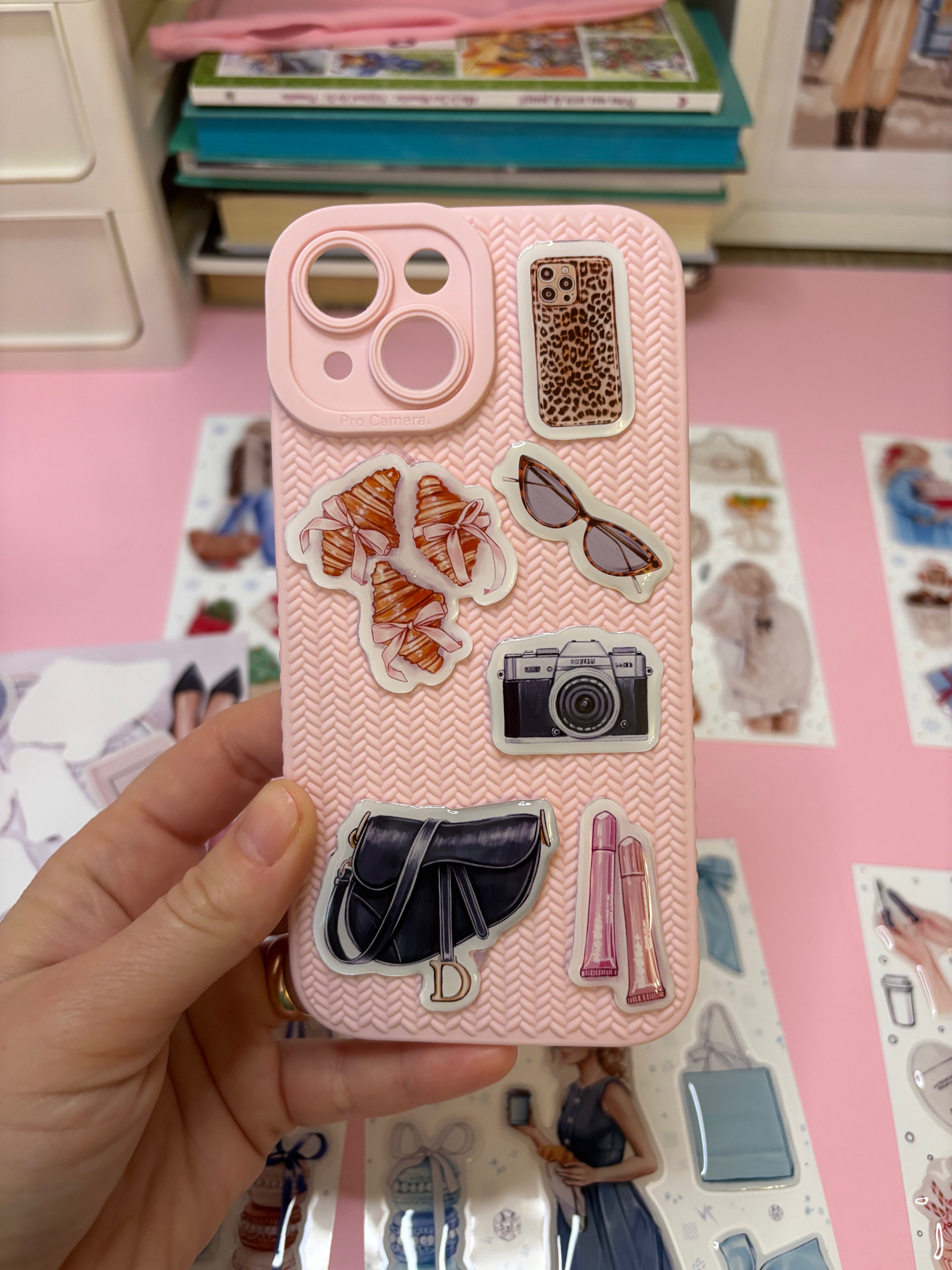 3D Stickers, 3D Stickers for Phone, iPad, MacBook, Stylish 3D Sticker Pack, 3D Stickers Set, Paris Accessories, Paris Shopping