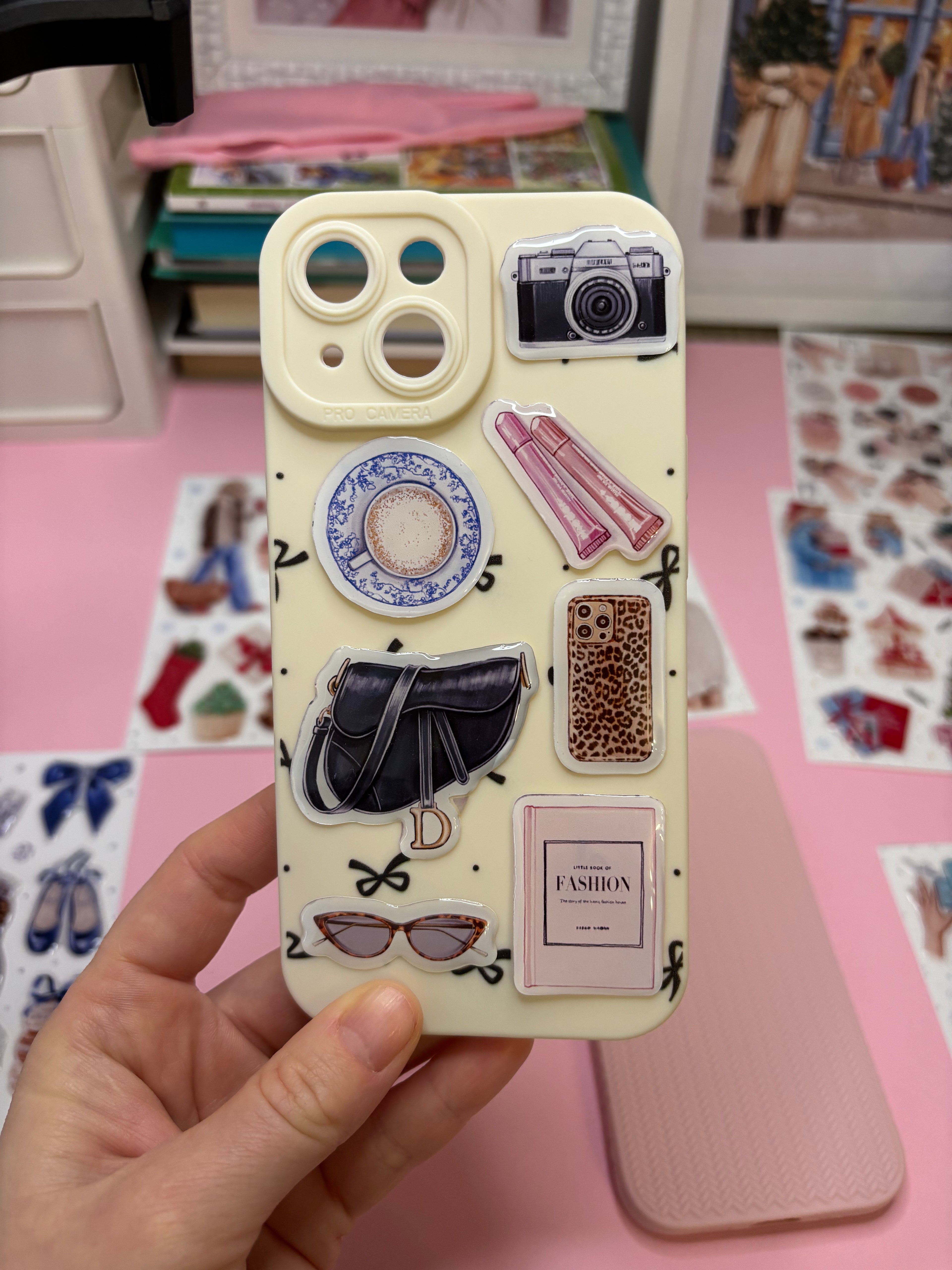 3D Stickers, 3D Stickers for Phone, iPad, MacBook, Stylish 3D Sticker Pack, 3D Stickers Set, Paris Accessories, Paris Shopping