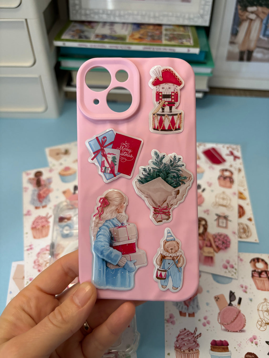 3D Stickers, 3D Stickers for Phone, iPad, MacBook, Stylish 3D Sticker Pack, 3D Stickers Set, Christmas Tree, Winter Holiday