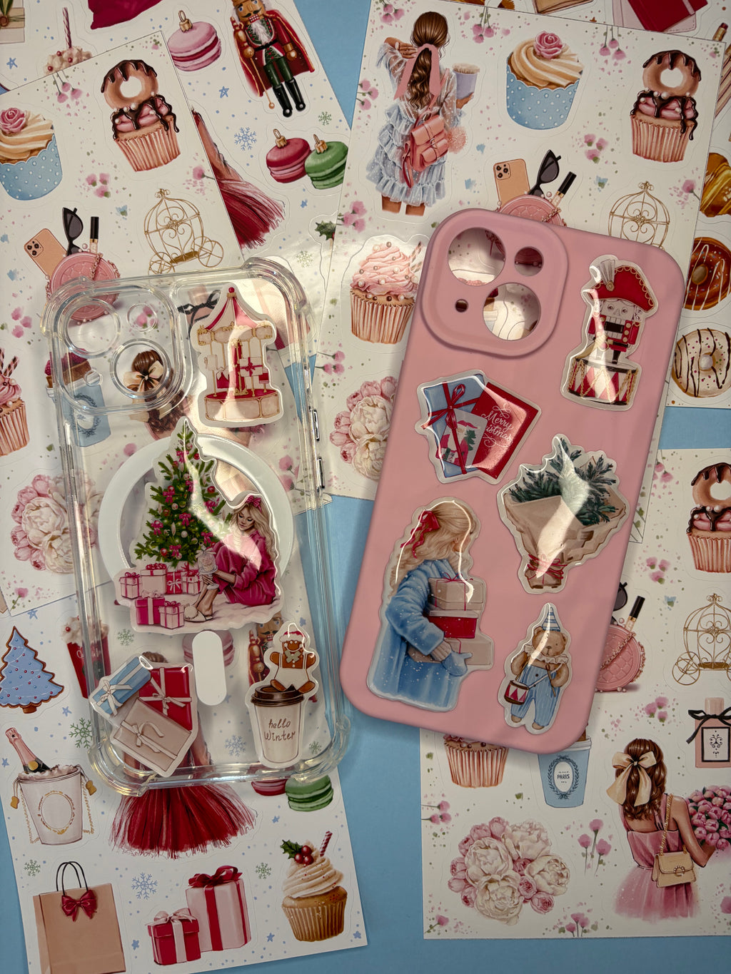 3D Stickers, 3D Stickers for Phone, iPad, MacBook, Stylish 3D Sticker Pack, 3D Stickers Set, Christmas Tree, Winter Holiday