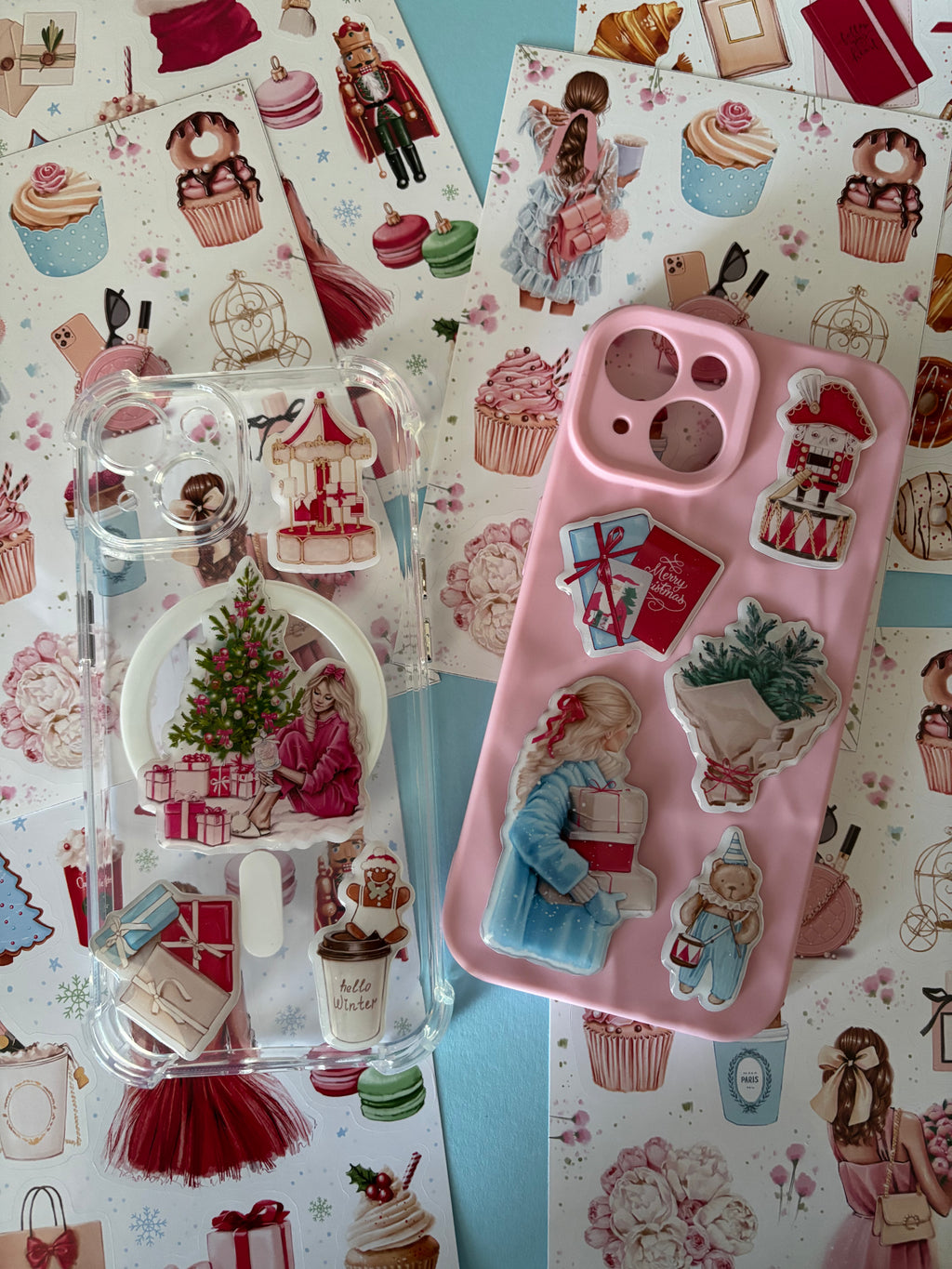 3D Stickers, 3D Stickers for Phone, iPad, MacBook, Stylish 3D Sticker Pack, 3D Stickers Set, Christmas Tree, Winter Holiday