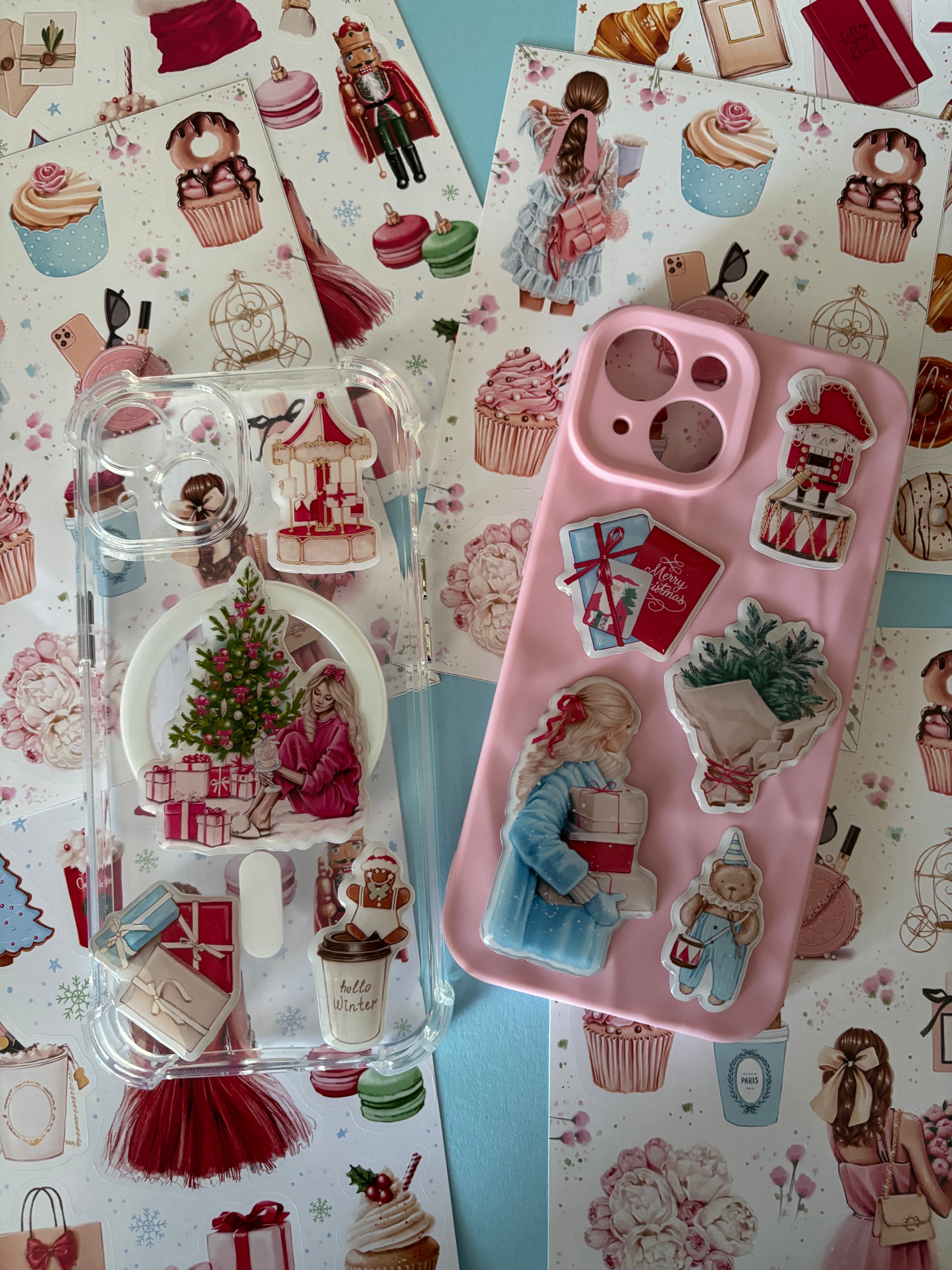 3D Stickers, 3D Stickers for Phone, iPad, MacBook, Stylish 3D Sticker Pack, 3D Stickers Set, Christmas Tree, Winter Holiday