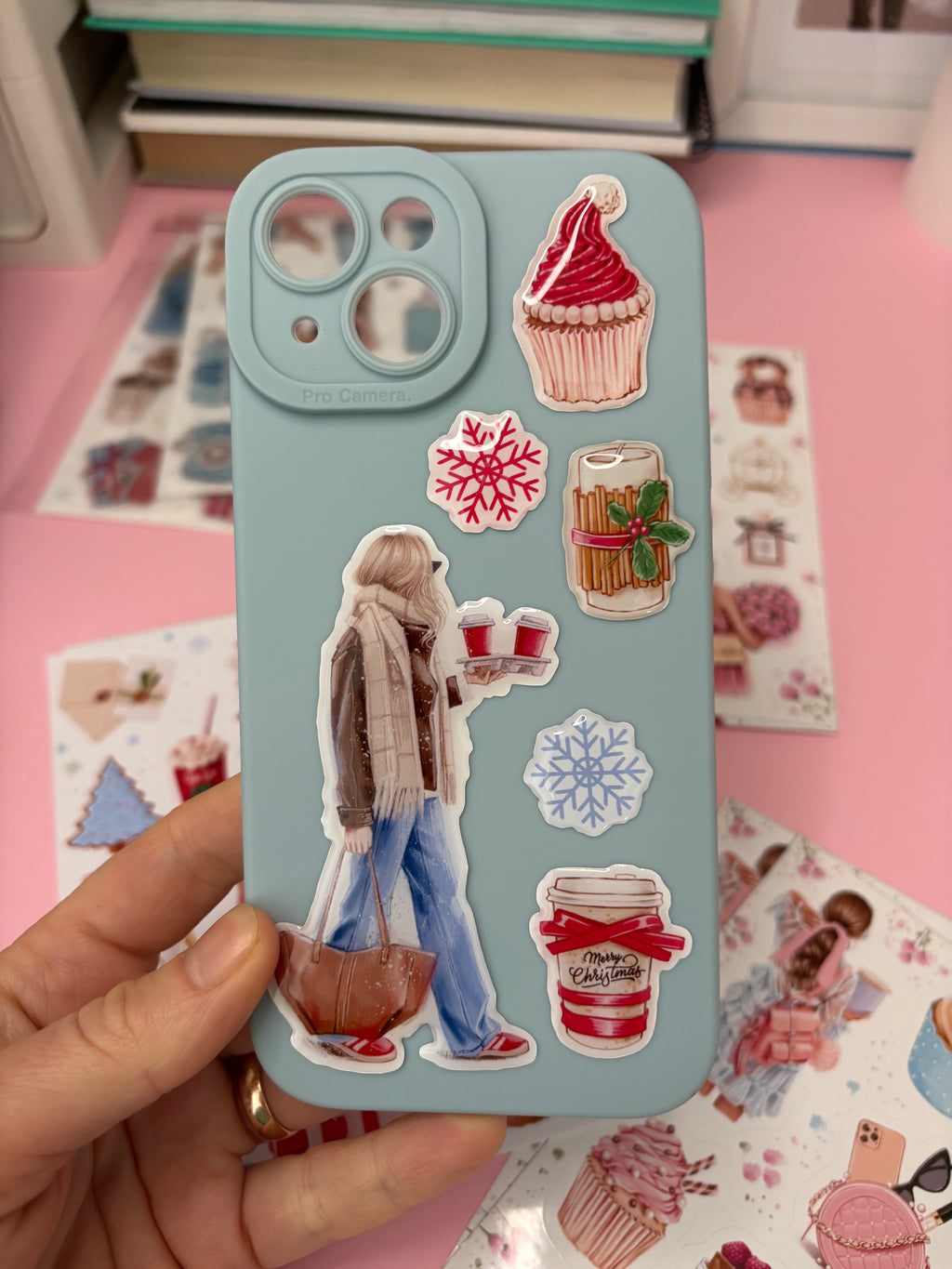 3D Stickers, 3D Stickers for Phone, iPad, MacBook, Stylish 3D Sticker Pack, 3D Stickers Set, Christmas Gifts, Winter Holiday