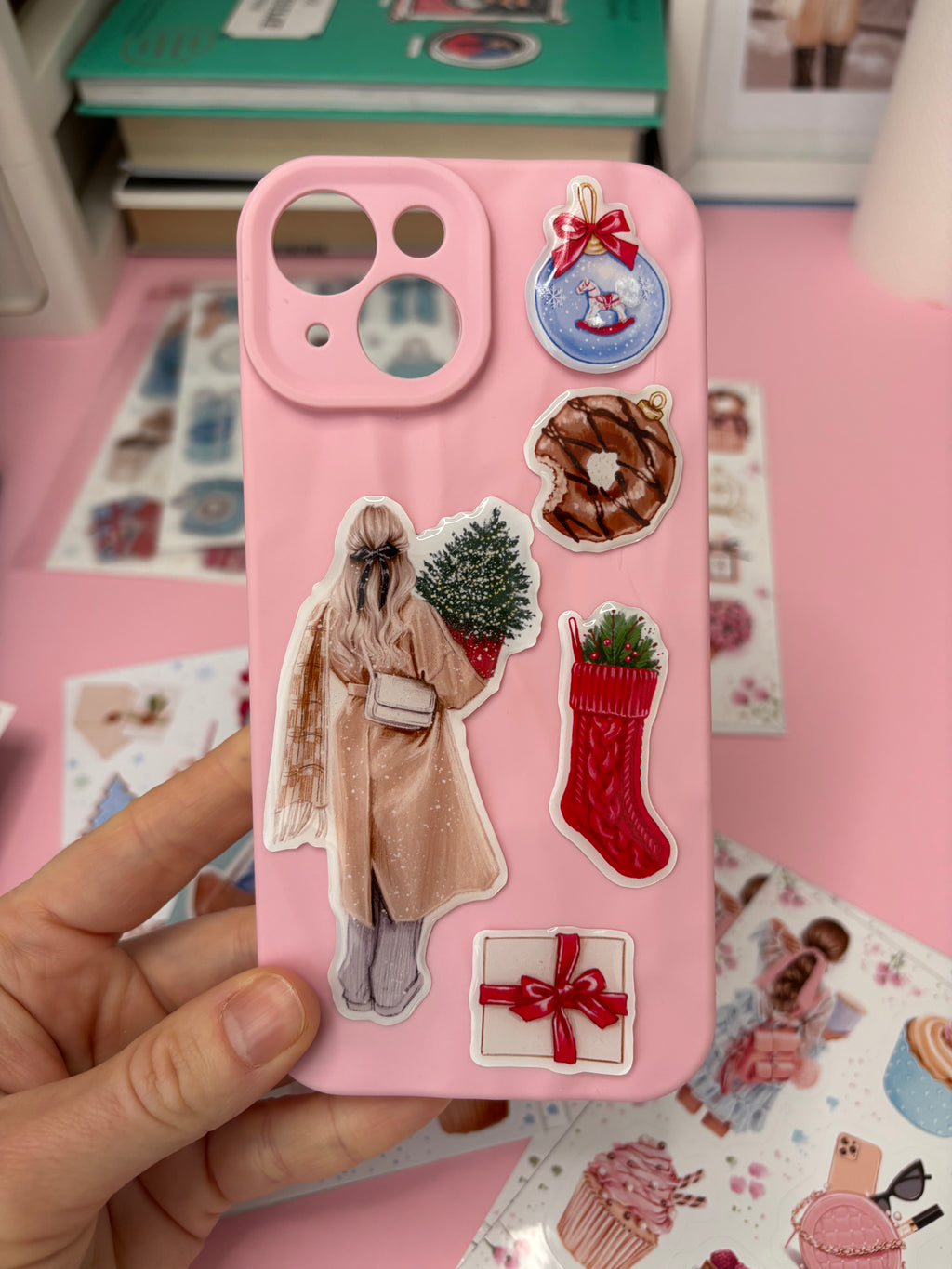 3D Stickers, 3D Stickers for Phone, iPad, MacBook, Stylish 3D Sticker Pack, 3D Stickers Set, Christmas Gifts, Winter Holiday