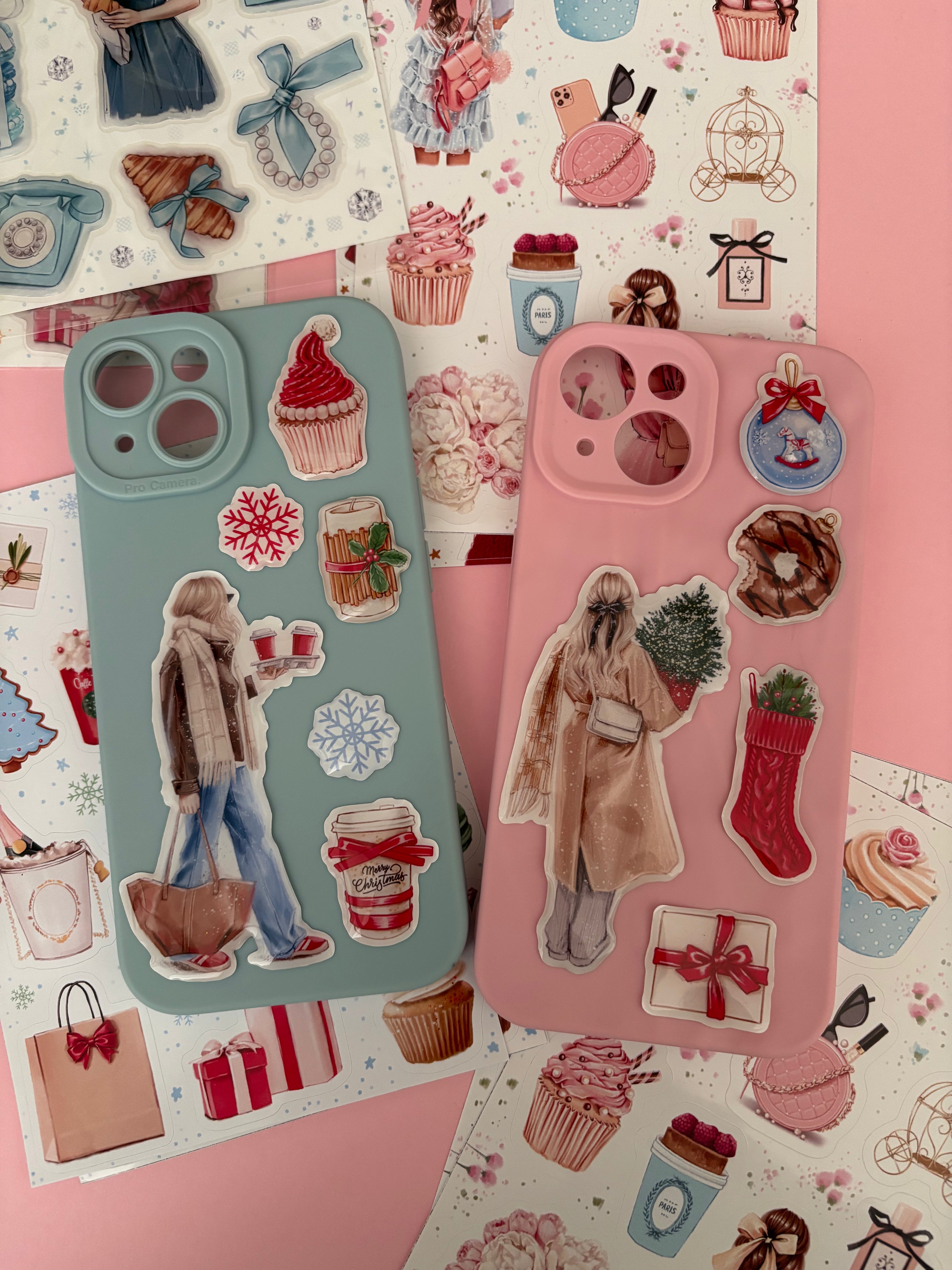 3D Stickers, 3D Stickers for Phone, iPad, MacBook, Stylish 3D Sticker Pack, 3D Stickers Set, Christmas Gifts, Winter Holiday