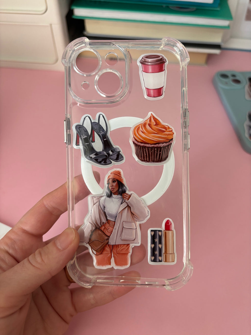 3D Stickers, 3D Stickers for Phone, iPad, MacBook, Stylish 3D Sticker Pack, 3D Stickers Set, African American, Black Boss Girl