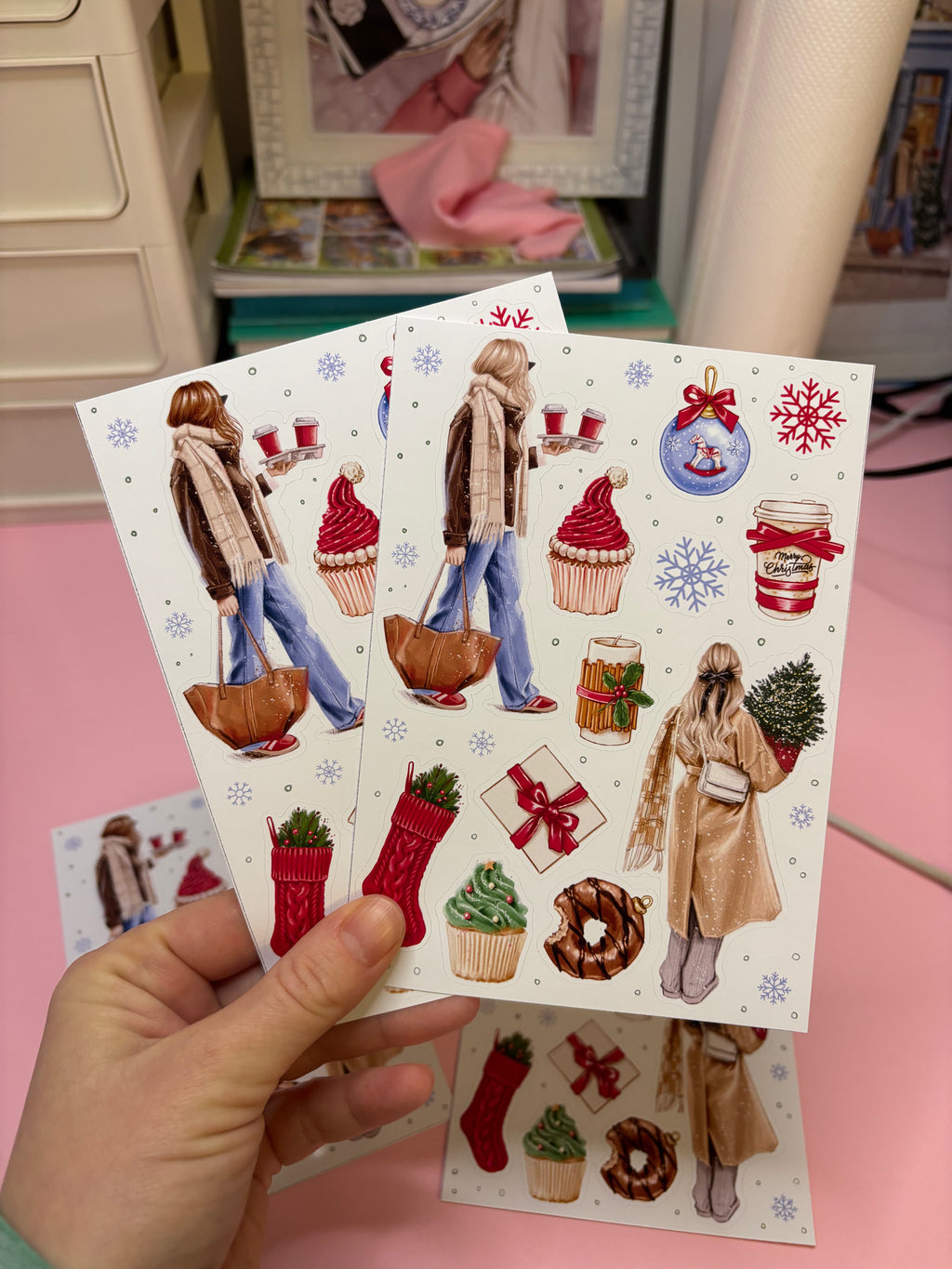 Sticker Sheet - Christmas Accessories | stickers for your planner