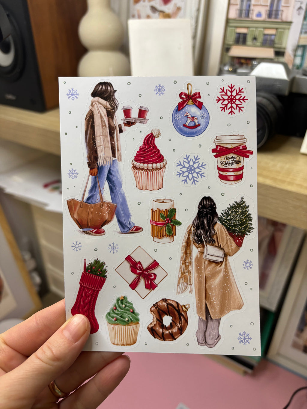 Sticker Sheet - Christmas Accessories | stickers for your planner
