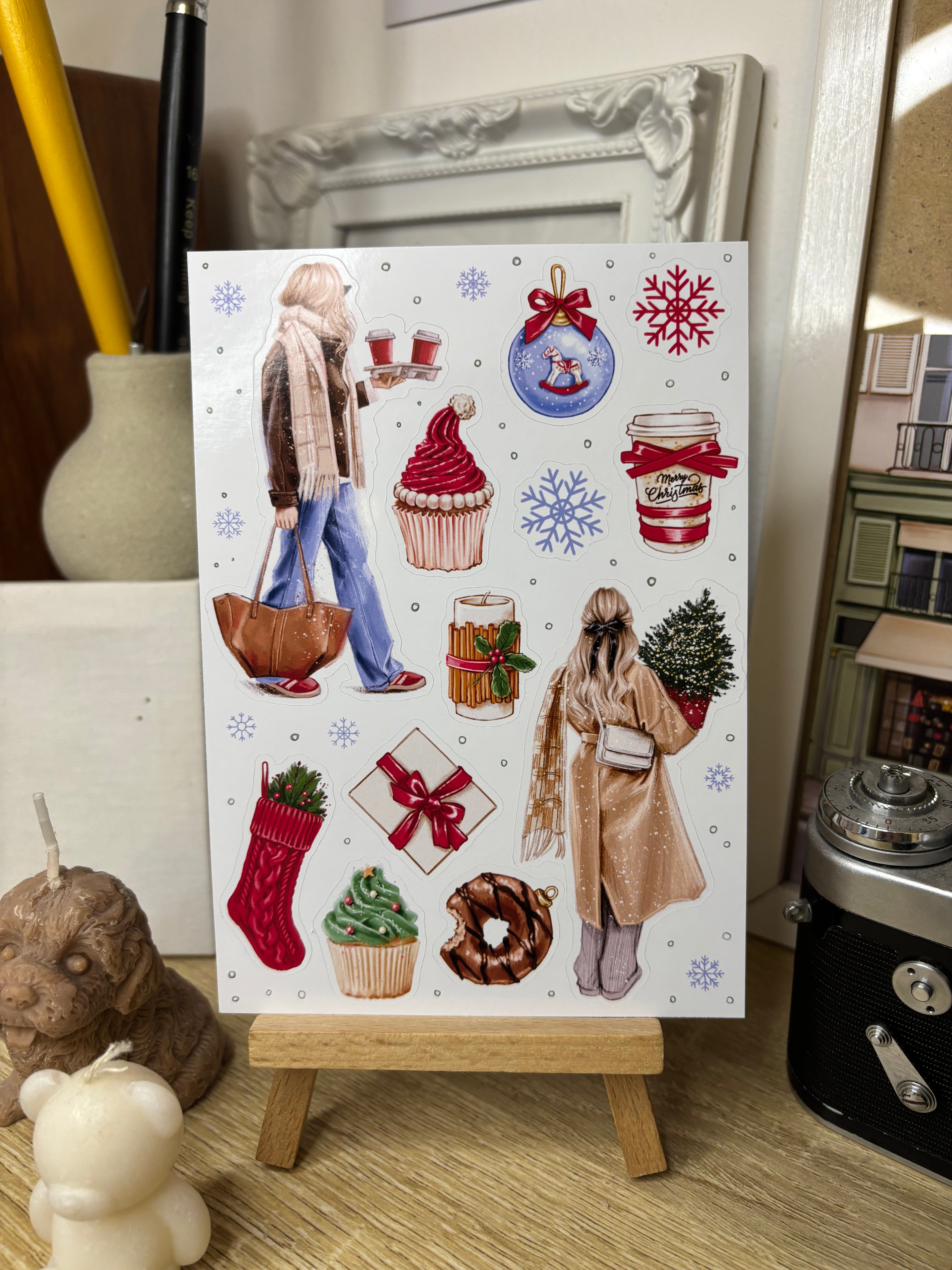 Sticker Sheet - Christmas Accessories | stickers for your planner