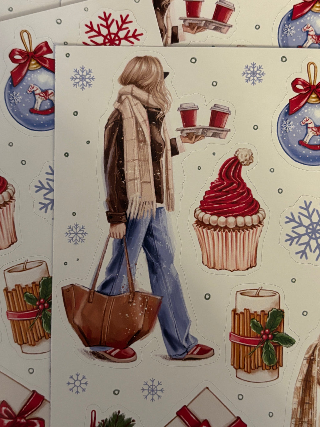 Sticker Sheet - Christmas Accessories | stickers for your planner